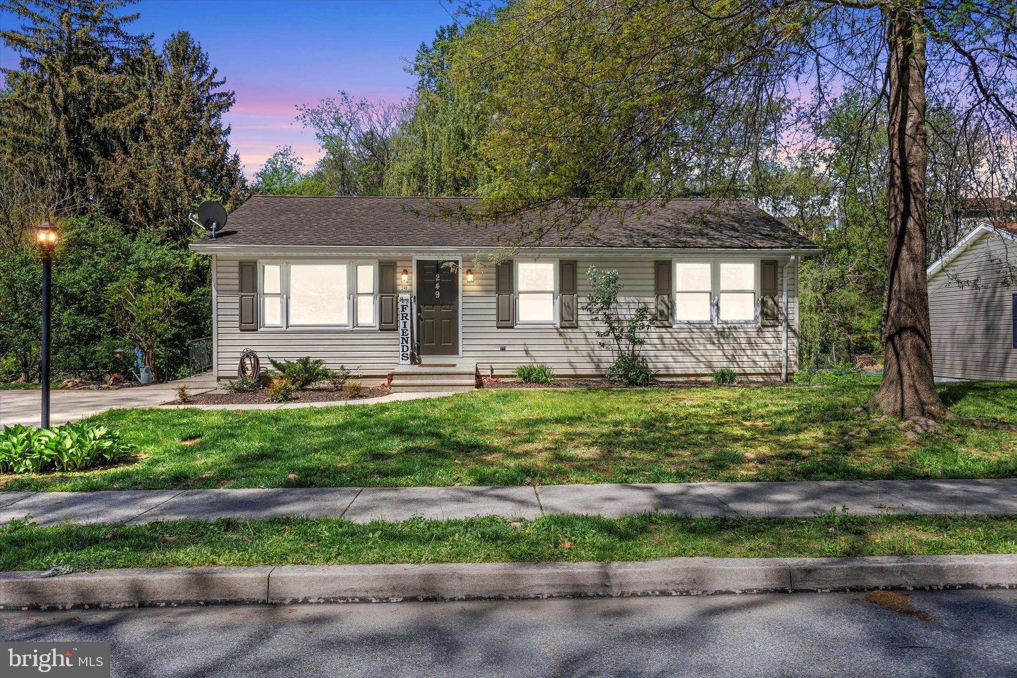 Welcome to your dream home!
Located just minutes from Codorus State Park, the Maryland line, South Western Schools, and a variety of restaurants and shopping areas, this beautifully maintained property offers both convenience and tranquility. Nestled in a quiet area with minimal traffic, you’ll enjoy peace and privacy without sacrificing easy access to amenities.

Step outside onto the Trex deck, perfect for relaxing or entertaining, shaded by mature trees. Inside, the kitchen features stunning quartz countertops and a stylish tile backsplash, while the main floor bathroom is enhanced with elegant granite finishes. The fully finished lower level offers a walk-out basement that opens to a charming bridge overlooking a serene stream — providing additional living space and a peaceful outdoor escape.

Move-in ready and waiting for you to call it home!