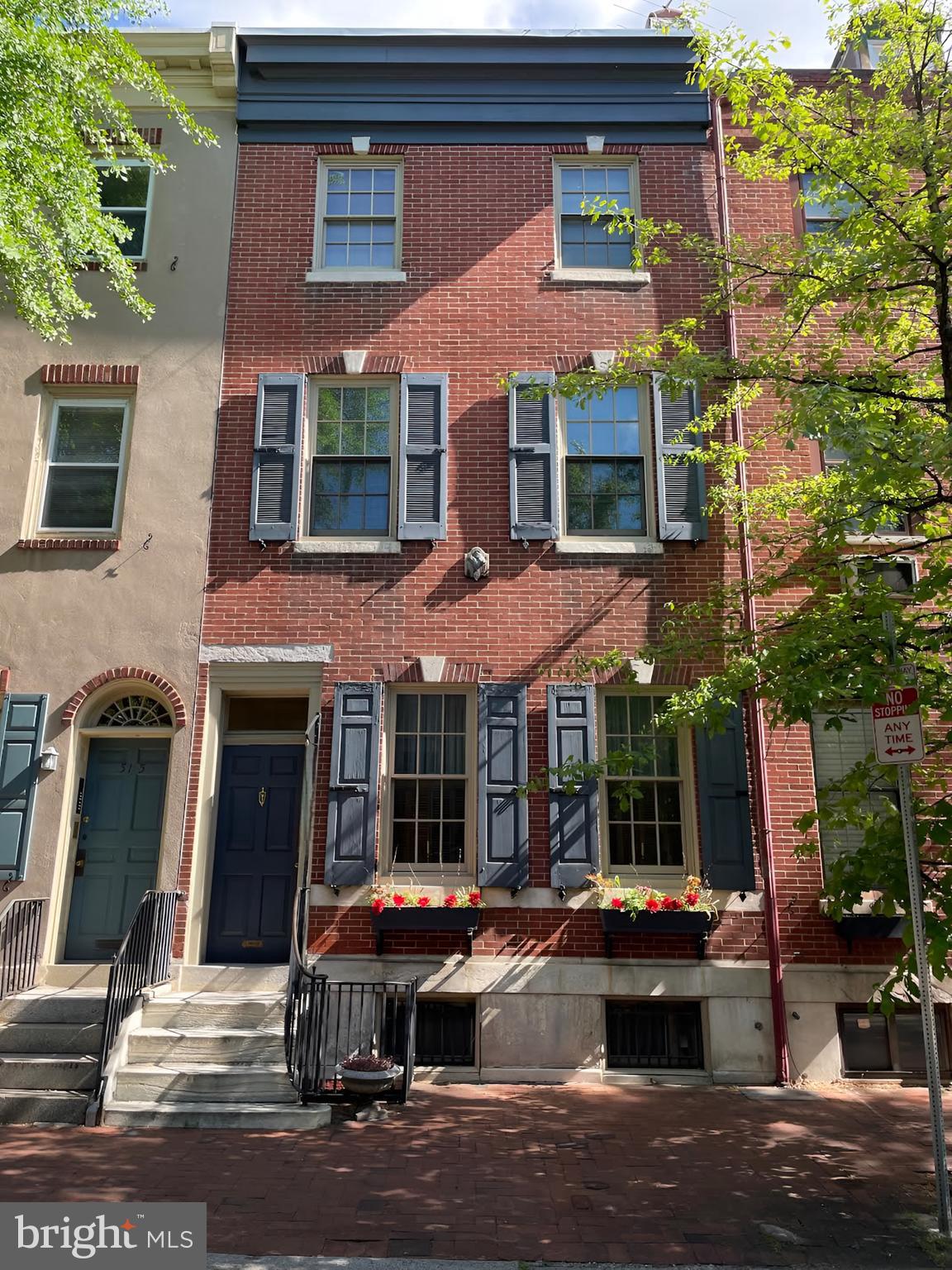 Fabulous Listing in Society Hill. A Wonderfully Maintained Triplex for SALE  running 78 ft. deep with over 3200 sq. ft. of Living Space.   Handsome Brick Façade with Newer Windows, Large Rooms throughout, and all self-contained. The Property consists of a 3 Bedroom Owner’s unit, a 2 Bedroom and a 1 Bedroom. 1st Floor Unit - Huge 3 Bedroom, 2 Full Bath – Originally was the Owners Unit with soaring ceilings, Beautiful Solid Oak Hardwood Floors throughout, Large Eat in Kitchen, Great Closet Space and a Side Breezeway. 2nd Floor unit - Light Filled 2 Bedroom with High Ceilings, Original inlaid Hardwood Floors, Eat in Kitchen and a Gorgeous Marble Fireplace with Original Wood Mantle plus a Full Tile Bath. 3rd Floor unit - Sizable 1 Bedroom with Great Ceiling Height, Hardwood Floors, Eat in Kitchen, Full Tile Bath and Rear Deck Potential. Basement- Clean, Neat and Dry with unbelievable amounts of space and running the entire length of the property. 3 Separate Rooms, Full Bath, Walk in Closet, Incredible Storage Space and Mechanical Room. This is a great property in an A+ location and could be converted into a Spectacular Single-Family Home. The 1st & 2nd Floor units are currently vacant. The property has been thoughtfully maintained over many years and includes recent updates such as a new roof and all new hot water heaters. Make your appointment today!