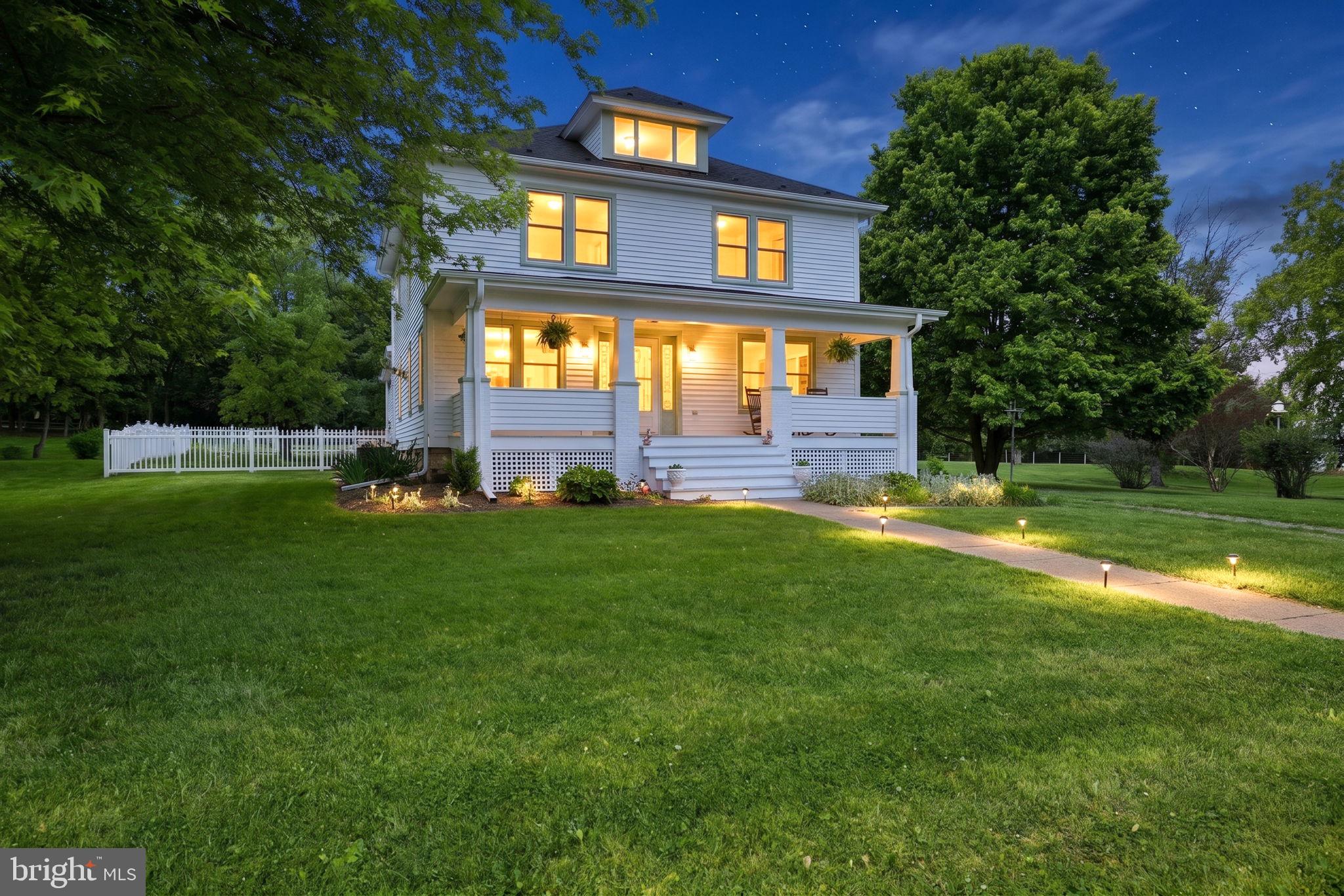 Proudly presenting a very special historic property located just outside of the town of the charming town of Lovettsville, but within walking distance to the new town center. This is truly a rare opportunity to own a piece of Western Loudoun history. The main residence, a Four Square farm house was built in 1923 and has been completely restored and brought back to life, by the owners, a well known local builder. The property also includes a 1 bedroom, 1 bath, guest cottage (ADU) built in 2023 over the original spring house. The bank barn has many possibilities and has most recently been used to host some family functions, including a wedding! The barn has many possibilities and also includes 7 stalls, tack room, well pump, and power throughout.