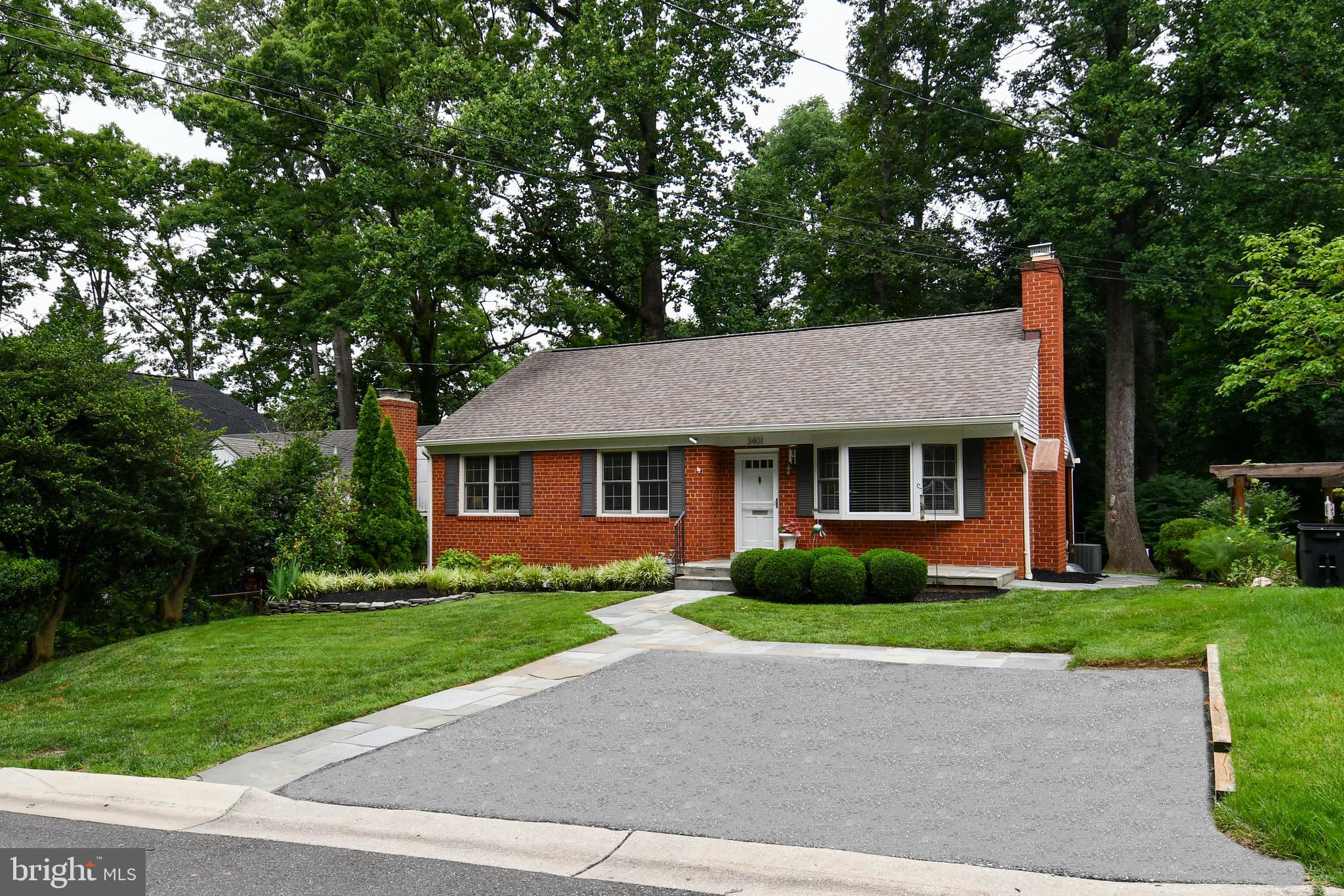 Beautifully renovated and move-in ready, this exceptional 4-bedroom, 3 full-bath home is perfectly situated on a private, wooded .17-acre lot in the heart of Kensington. Thoughtfully redesigned with an open-concept floor plan, the home features a stunning kitchen that flows seamlessly into the main living area, along with the addition of a second full bath on the main level. The spacious walk-out lower level offers a generous recreation room and an additional bedroom or private office, providing flexible living space. Step outside to a slate patio overlooking the serene, tree-lined backyard, complete with a custom stone fire pit and built-in stone bench, an ideal setting for relaxing or entertaining. Recent updates include interior painting (June 2026), a French drain system, and a roof replaced in 2017. A large driveway provides ample off-street parking. Ideally located just 0.7 miles from the Kensington MARC Train, 2.0 miles from Wheaton Metro, 3.0 miles from Forest Glen Metro, 0.2 miles from Ride On & Metrobus, 1.0 mile from Safeway, and 0.4 miles from St. Paul Park. Enjoy Kensington's Historic Antique Row (0.8 miles) with popular restaurants including Frankly...Pizza!, La Gelatteria, and Talia's Cuzina, all just 0.8 miles away. Experience the charm of the Kensington community with its weekly Saturday Farmers Market, concert series, and festive Fourth of July and Labor Day parades and much more. Don't miss this exceptional opportunity to enjoy the best of Kensington living!
