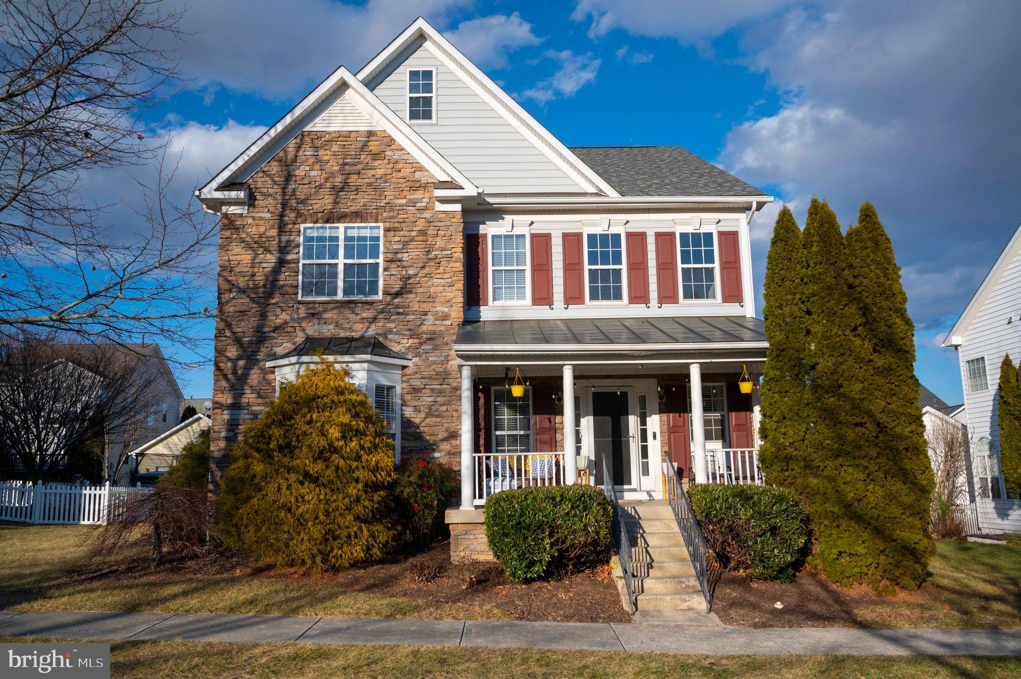 Recently priced to compete with new construction—offering more finished space, a completed basement, and immediate move-in without the extended build timelines or added costs.  Why wait you could move in now!

Welcome home to this immaculate 4,756 sq ft three-level Colonial designed for comfortable everyday living and effortless entertaining! The main level offers 2,924 sq ft of well-appointed space, featuring an inviting foyer, a private office with built-in shelving ideal for working from home or study, a formal living room, and an elegant dining room perfect for gatherings and special occasions. The gourmet kitchen with breakfast area opens to a bright sunroom and spacious family room with a gas fireplace, creating a seamless flow and central gathering space filled with natural light.

Upstairs, the expansive primary suite provides a relaxing retreat with a sitting area, dual walk-in closets, and a luxurious ensuite bath with double vanity, soaking tub, and separate shower. Three additional generously sized bedrooms, a full bath, and a conveniently located laundry room complete the upper level, offering both comfort and practicality.

The finished 1,250 sq ft basement adds incredible versatility, featuring a large recreation room ideal for movie nights or play space, a second office or flex room, a workshop, and a full bath—perfect for guests, hobbies, or extended living needs.

Enjoy peace of mind with numerous updates, including new carpet (2025), hardwood flooring throughout, roof replaced in 2018, HVAC system updated in 2020, and a 75-gallon gas water heater with expansion tank installed in 2021. The home is also hardwired for internet on every level.

Step outside to a fenced backyard with patio, perfect for entertaining, play, or relaxing evenings, along with a welcoming front porch and a two-car garage. Located in a desirable community with tennis courts and playgrounds, and conveniently situated for commuters, this move-in-ready home offers the ideal blend of space, comfort, and lifestyle.