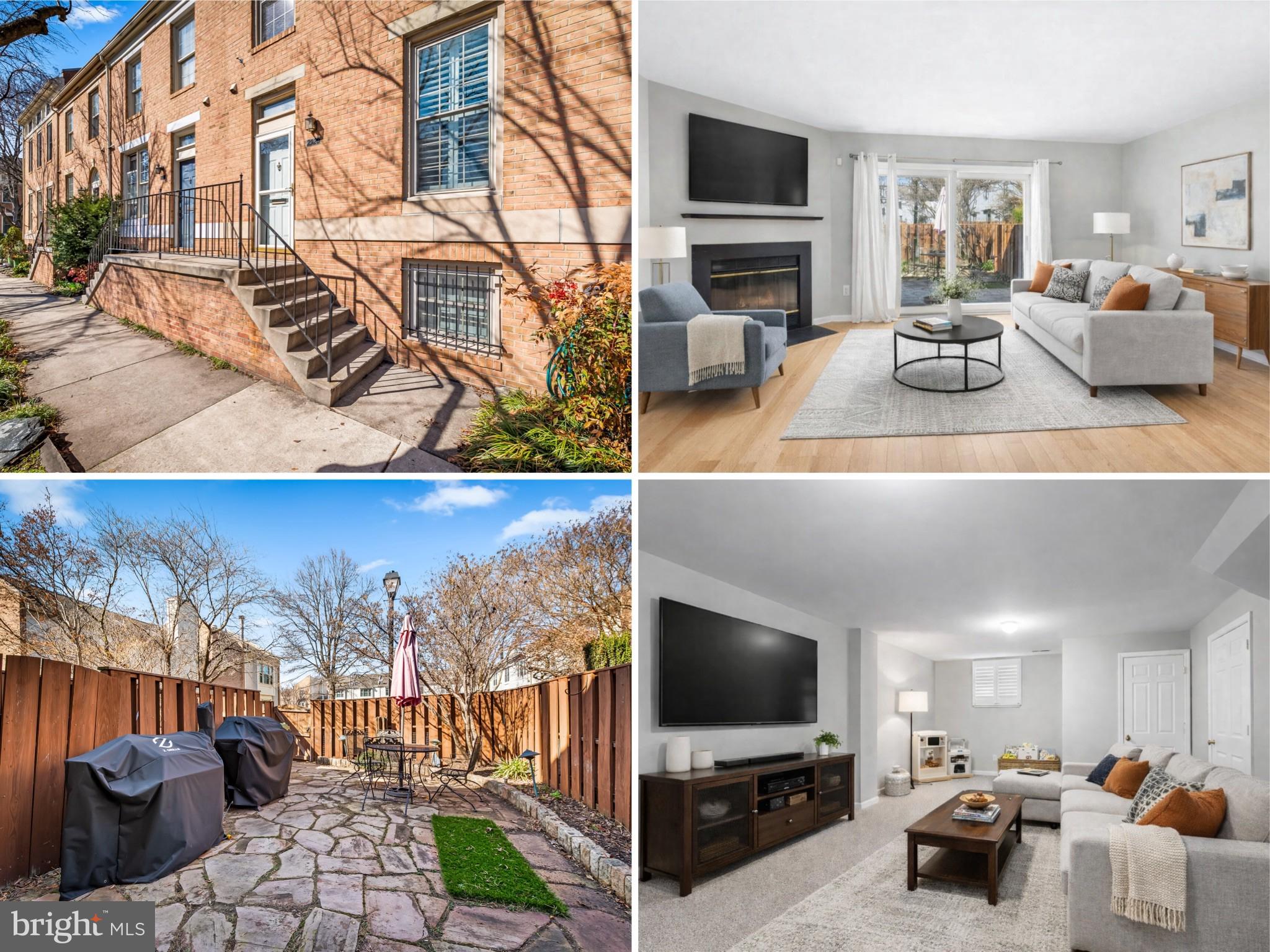 Welcome to 2920 Toone Street — a spacious 17’ wide Model C townhome in Canton Square, tucked on one of the quietest sections of Toone Street. This cul-de-sac block has no pass-through traffic and feels like a private road, creating a rare, quiet enclave just one block from the waterfront and two blocks from “The Square.” The private parking court behind the homes fosters true community — a great space for neighborhood play without traffic — and the property includes a dedicated (deeded) parking space plus abundant guest and easy street parking. Inside, enjoy nearly 1,900 square feet of finished living space, including hardwood floors, two wood-burning fireplaces, and a flexible lower level with a full bath that works perfectly as a third bedroom, office, or family room. The upper level features two en-suite bedrooms with vaulted ceilings and walk-in closets. Major updates include a new hot water heater, newer appliances, and a new washer and dryer. Priced to reflect its current kitchen and bath finishes, this is a rare opportunity to own a larger Canton Square model with water views toward Canton Waterfront Park — and add your own touches over time while building equity in one of Canton’s most desirable communities. Located in the Hampstead Hill Academy district.