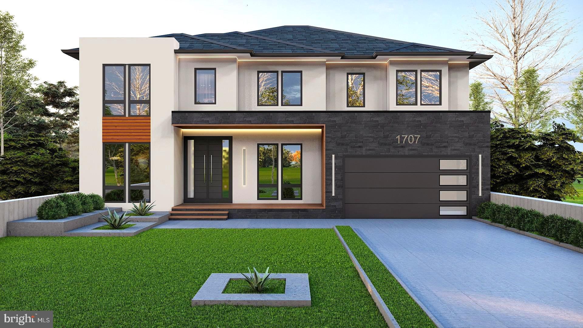 Opulux Homes presents a rare pre-sale opportunity for a custom luxury residence in McLean, VA, with delivery expected Summer 2026. Offering approximately 7,600 finished square feet, this modern transitional home features six bedrooms, six and a half baths, an upper-level loft, and a two-car garage. The striking stucco and stone exterior with floor-to-ceiling black Marvin/Andersen windows floods the home with natural light and sets an elegant tone for the open floor plan. The main level includes formal dining and living areas, a sunlit family room with a linear fireplace, a main-level bedroom suite, a mudroom, and a chef’s kitchen with shaker cabinetry, an oversized quartz island, and top-of-the-line appliances. A covered composite deck provides seamless indoor-outdoor living. The upper level offers four spacious en suite bedrooms, including a private primary suite with a spa bath, soaking tub, and oversized rain shower. The fully finished lower level includes a bright recreation room, pre-wired media room, wet bar, exercise room, guest suite, and second fireplace. Exquisite finishes include 10-foot ceilings on the main and upper bedroom levels, wide-plank oak hardwood floors, custom porcelain tile in every bath, Kohler fixtures, custom cabinetry, tray ceilings, and LED ambient lighting throughout. Built to the highest standards, the home features 2x6 exterior framing, upgraded studs and subfloors, foam insulation, extra-wide foundation walls, PVC and James Hardie exterior trims, architectural shingles, and an active radon system. Located in highly sought-after McLean, this home provides easy access to major highways, Metro, Tysons, and Washington, D.C., while offering a private and luxurious lifestyle.