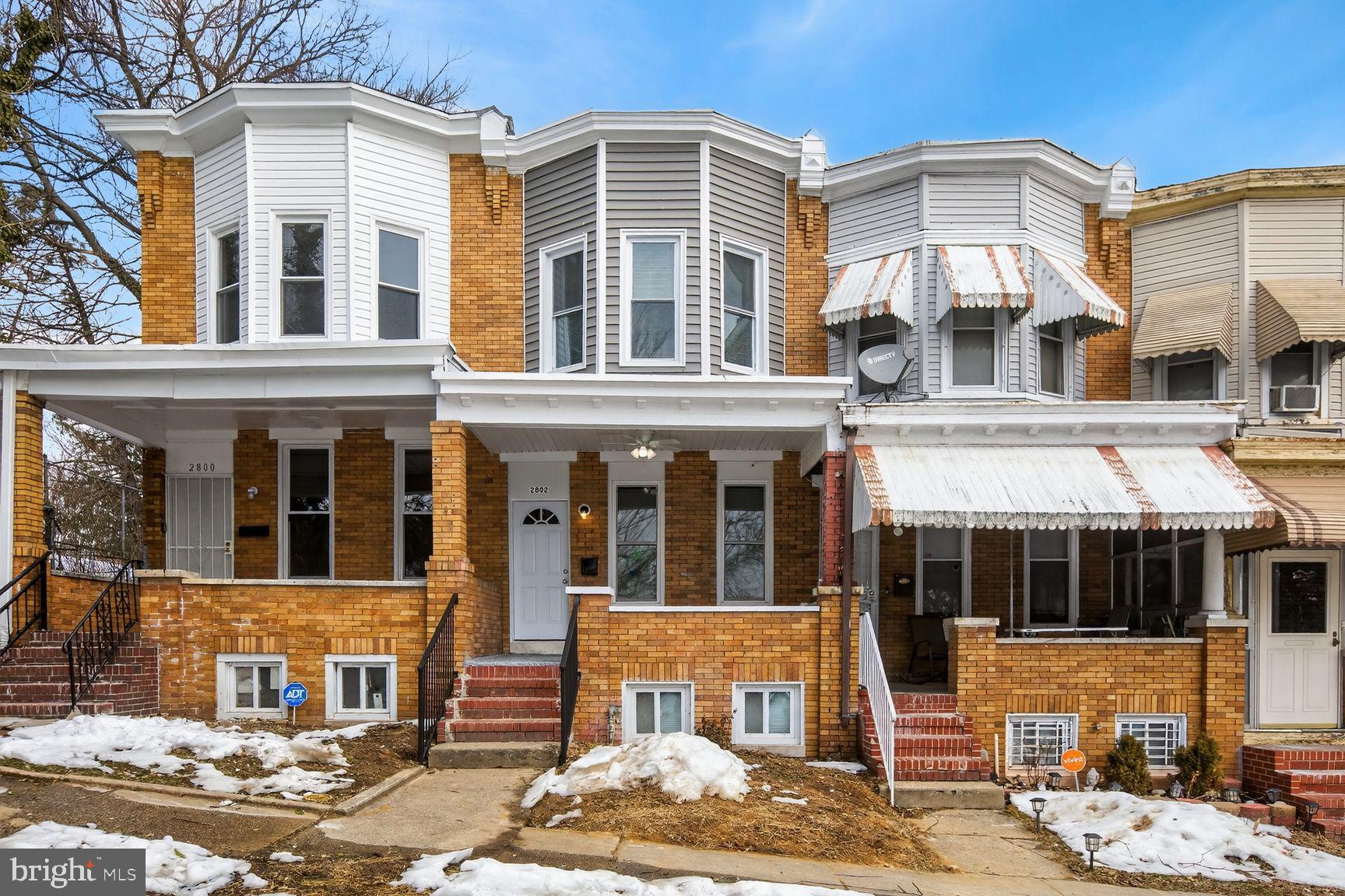 Welcome to 2802 Clifton Park Terrace, an affordable option in the city. Enjoy roomate style floorplan with 3 generous floors of space. Open Kitchen floorplan, large living room area for entertaining and a blank canvas for your basement. Come tour today.