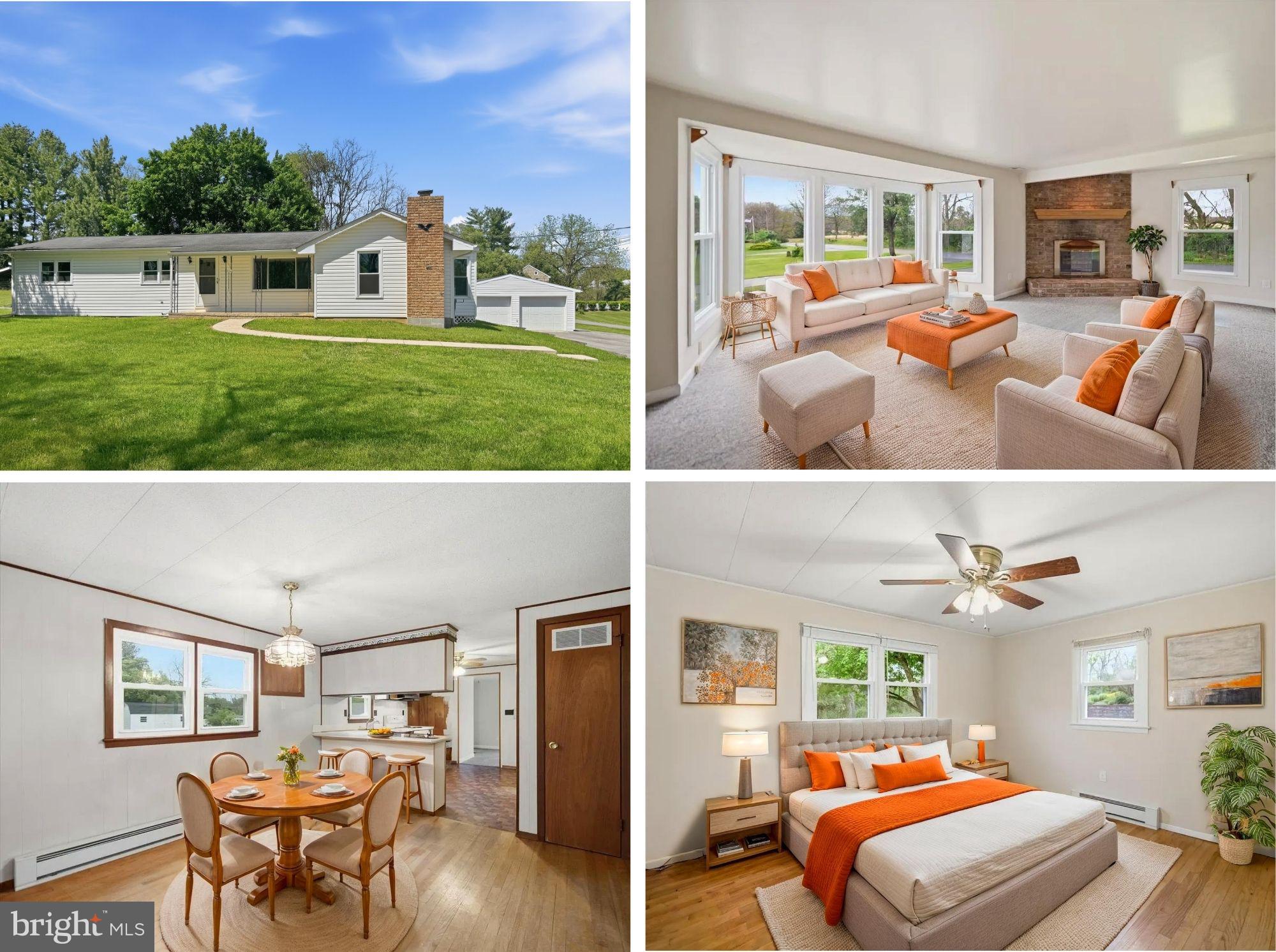 Need more space without stretching your budget?

This rancher sits on over half an acre and offers a setup that’s getting harder to find at this price point.

Inside, you’ll find both a living room and separate family room, giving you extra space to spread out, work from home, entertain, or simply enjoy everyday living more comfortably. The brick fireplace adds warmth and character, and the single-level layout offers convenient day-to-day living.

Outside, the large yard offers plenty of room for pets, gardening, gatherings, or hobbies. The detached 2-car garage and storage shed provide valuable extra storage and workspace.

Enjoy a quieter setting while still being conveniently close to everyday essentials including Walmart, ALDI, MARTIN’S, Valley Mall, restaurants, coffee shops, and shopping throughout Hagerstown. If you’ve been looking for more outdoor space, functionality, and value in one property, this home is worth seeing in person.