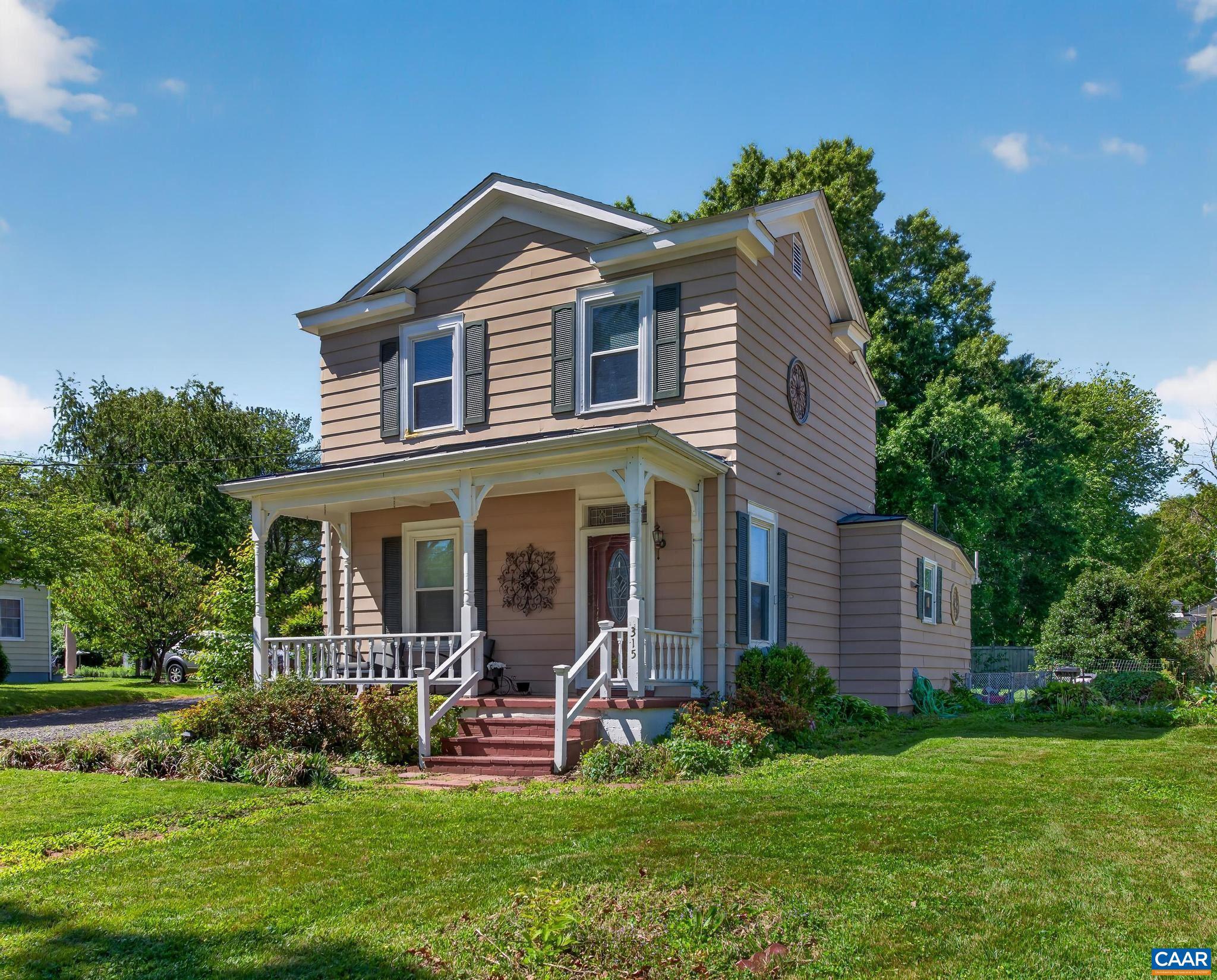 Here's an adorable vintage home on a quiet, dead end street in the hippest little town around. Groceries, coffee, bakery, restaurants, art galleries, and shops are a couple of blocks away, and little ones can walk to school. Major recent improvements include state of the art heating and cooling, new roof, crawl space encapsulation, major plumbing replacement, flooring, and kitchen appliances. There's plenty of room in front and behind the house for gardening and entertaining. Just 20 minutes to Pantops.,Solid Surface Counter,Wood Cabinets