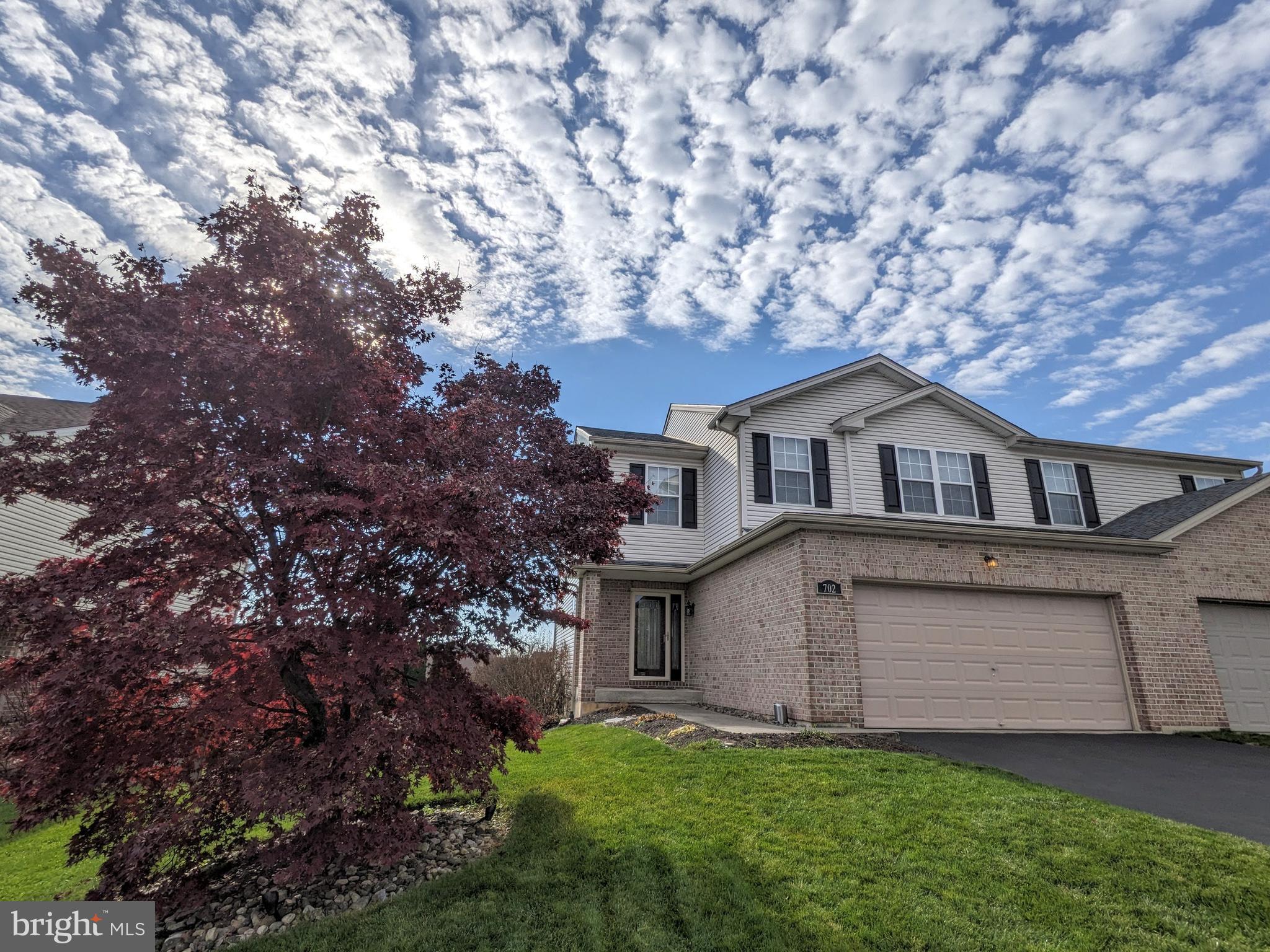 Allen Twp twin offering 4 BR’s, 2.5 baths and 1800+ square feet of living space * Nice sized living room * Eat in kitchen * Dining area * 1st floor powder room * Large master BR w/ walk in closet * Walk in shower in master bath * 2nd floor laundry room * Ceiling fans in most rooms * Full walkout LL w/ rough plumbing for another bathroom * Covered front porch * Rear deck w/ gazebo * Nicely landscaped lot w/ perennial plants * Improvements done by sellers include new roof, gutters, downspouts & soffits, new shutters, new Amish made shed, new Pella entry doors (front back and LL), new oversized heat pump and new driveway * Refrigerator included * Quick closing no problem!