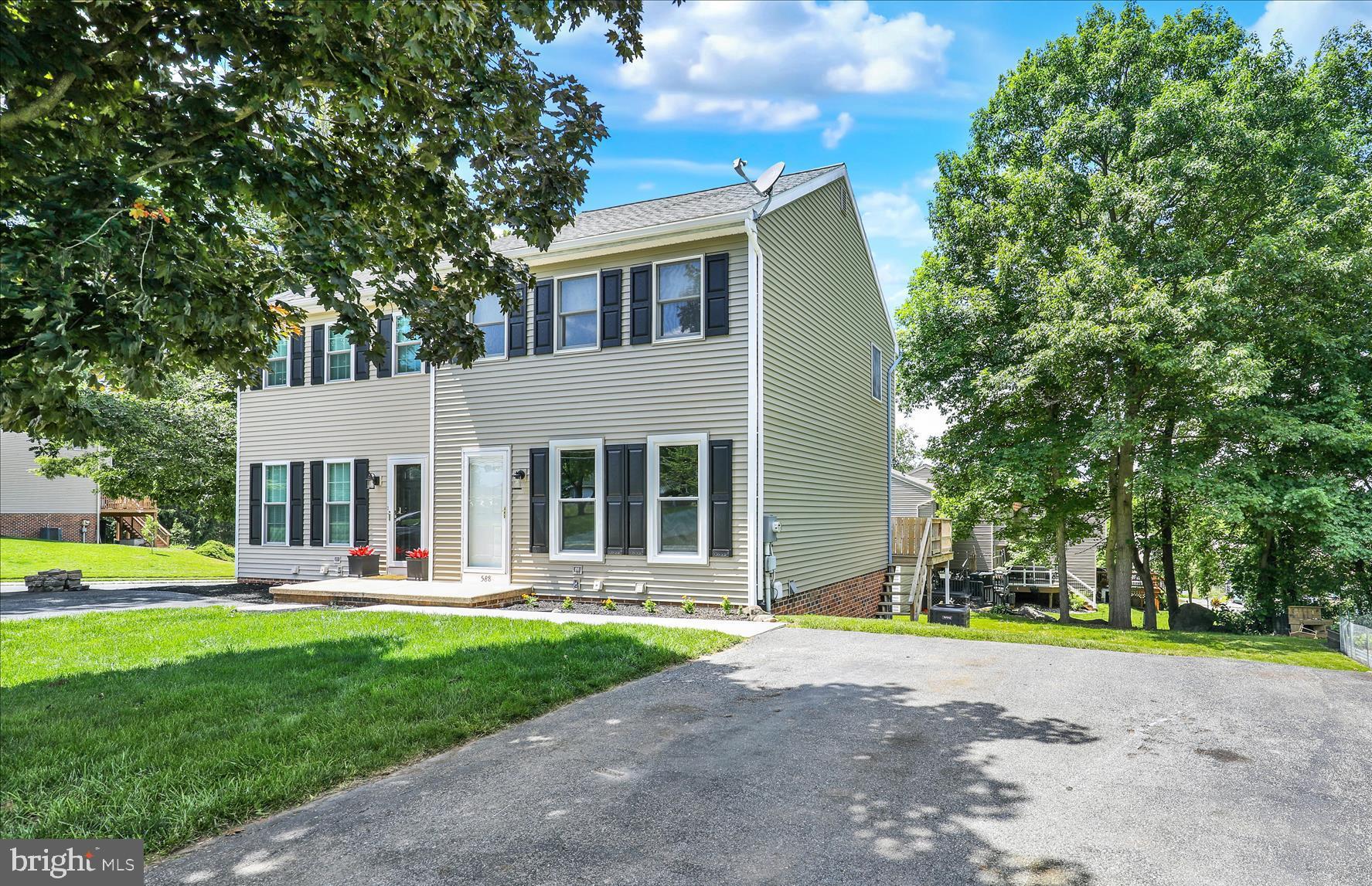 This charming townhome features 3 BR and 1.5 BA, with many updates including new flooring and paint throughout and an oversized driveway.  Convenient layout with a large basement that is partially finished and perfect for expanding the living space.  Exterior features an oversized deck overlooking a cute backyard and storage shed.  All for an affordable price!