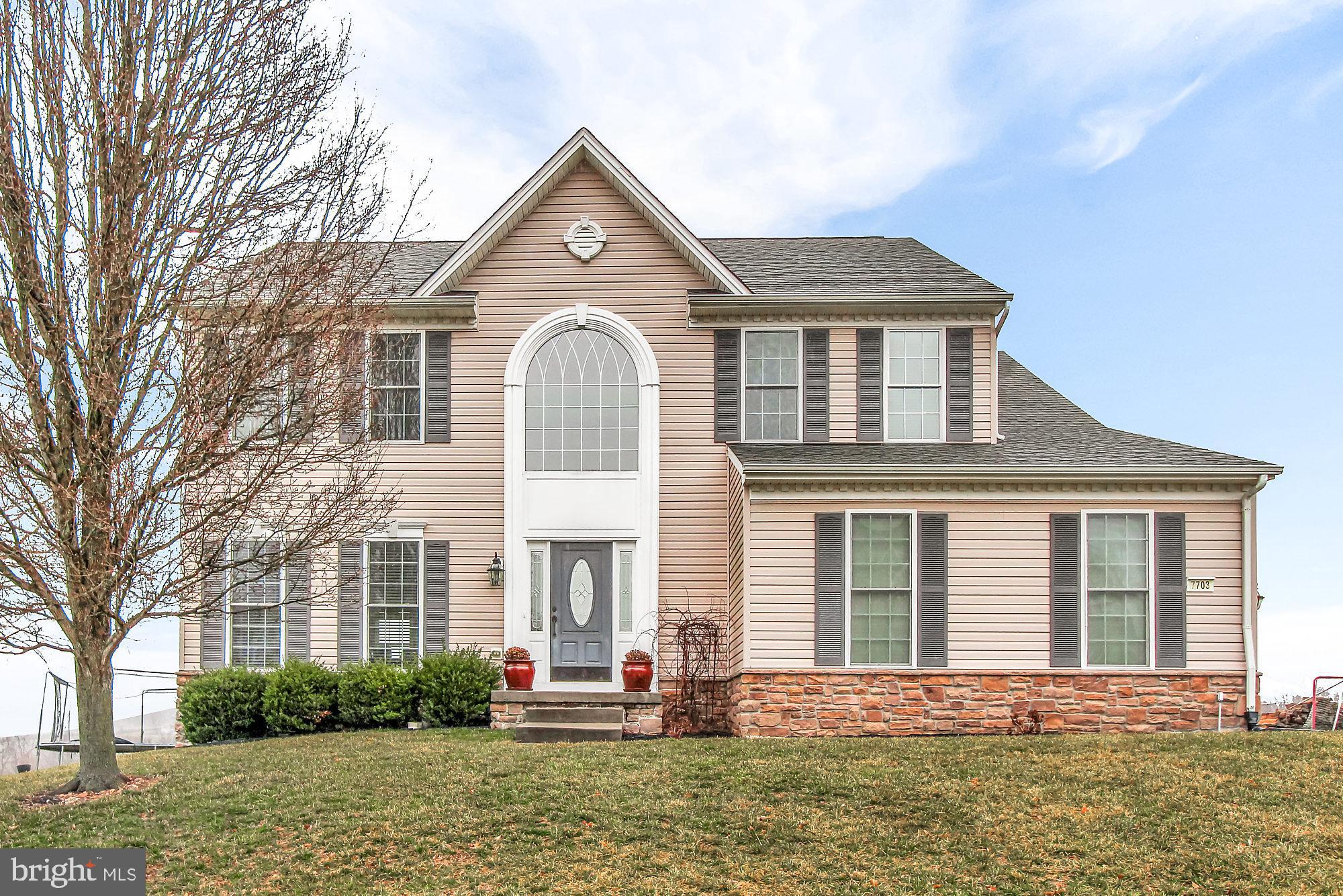 Due to Governor Tom Wolf s mandate regarding COVID-19, we are currently unable to allow any in-person showings of our listed properties.  Contact your agent for more information.PRICED TO SELL!  This 2800+ sq ft home located in the AMAZING Logan's Reserve Community with so many amenities you have to see them.  This home boasts 4 NICE size bedrooms, all with wood flooring, and 3 full and 1 half baths. The kitchen has stainless steel appliances, granite counter tops and an island for additional storage.  NEWER composite deck to drink your coffee and enjoy the SPECTACULAR VIEWS.  The CUSTOM living room has a beautiful gas fireplace with a stone hearth and so many windows to let in the light. The dining room, living room and laundry room complete the first floor. To add to the FUN, head to the lower level for a finished GAME ROOM and a full bathroom that includes a jetted tub and seperate shower.  The walkout stairs lead to the PRIVATE backyard patio and deck.  So close to 83, shopping, and outdoor activities.  PERFECT for the MD commuter. Want AWESOME views without the work?  Schedule your private tour today!