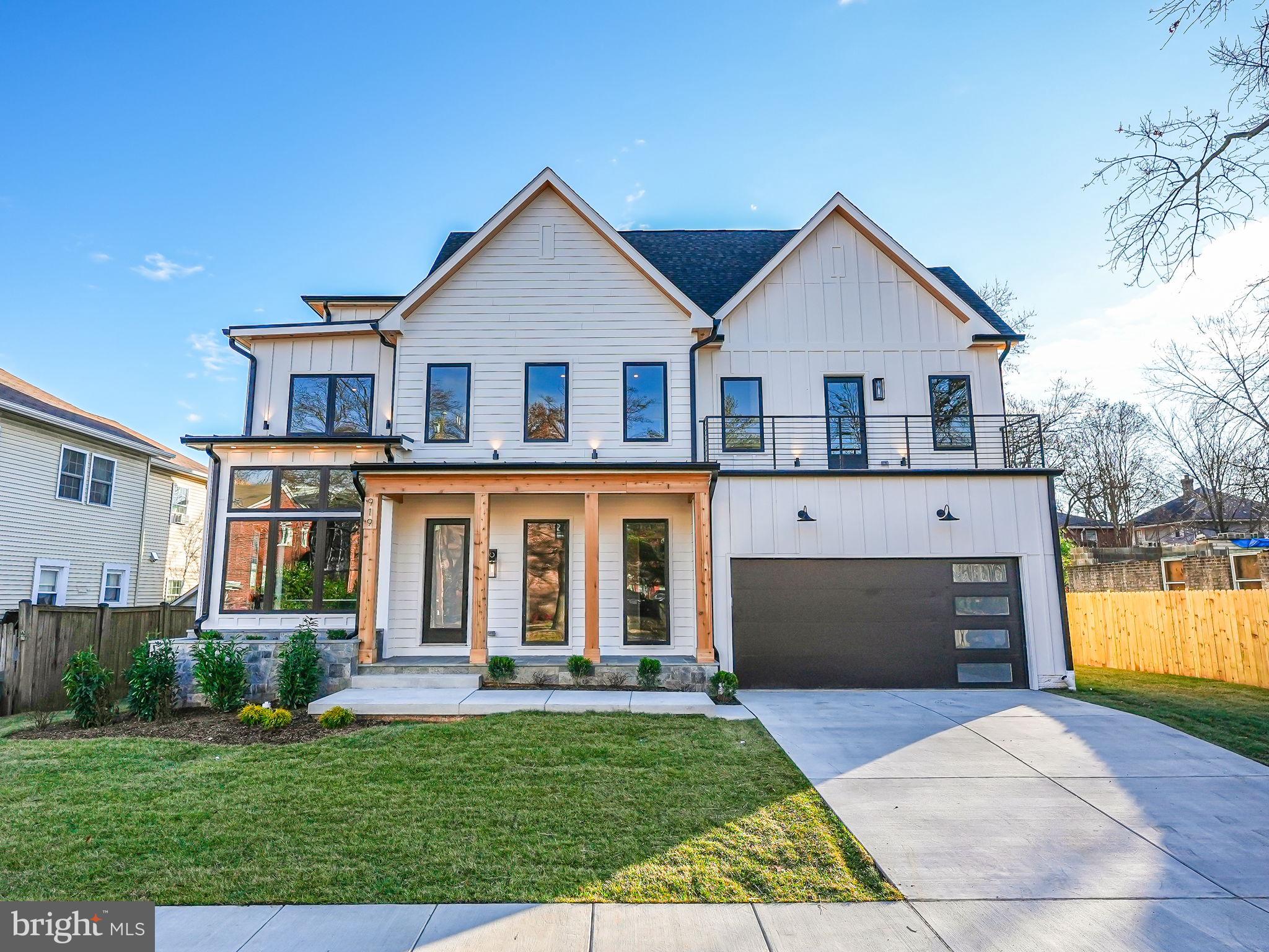 Discover unparalleled sophistication in this exquisite transitional masterpiece crafted by HR Developers, nestled in the highly sought-after Lyon Park of North Arlington! Boasting over 6,750 sq ft of opulent living space on an expansive 9,000 sq ft flat lot, this residence showcases 5 bedrooms, 6 full baths, and 2 powder rooms spread across four impeccably designed levels. The main level welcomes you with a sense of grandeur, featuring 10-foot ceilings and a seamless open floor plan. Indulge your culinary passions in the state-of-the-art gourmet kitchen, equipped with a 48" Wolf Range and a 48" Subzero fridge. This level also offers two stylish powder rooms, a cozy gas fireplace, a delightful breakfast nook, elevator shaft readiness, and a generously sized pantry for your convenience. Escape to tranquility on the serene screened porch, adorned with flagstone flooring and a captivating gas fireplace, creating your own private urban oasis. Step into the blissful backyard, a sanctuary of relaxation and leisure. Ascend to the luxurious owner's suite, your private retreat boasting a balcony, custom walk-in closets, and a spa-inspired bath featuring double vanities, dual shower heads, and a luxurious freestanding tub, ensuring ultimate relaxation. For elevated living, ascend to the top loft, a versatile space complete with a full bath, offering endless possibilities. Entertainment knows no bounds in the lower level, featuring a sprawling recreation room with a wet bar, an exercise zone, ample storage, an additional bedroom with its bathroom, and an impressive media area, primed for your optional golf simulator. Steps to the Metro and just 1 block to Clarendon, the location can't be beat! Don't miss your chance to own this unparalleled beauty in Lyon Park. Your dream home awaits!
