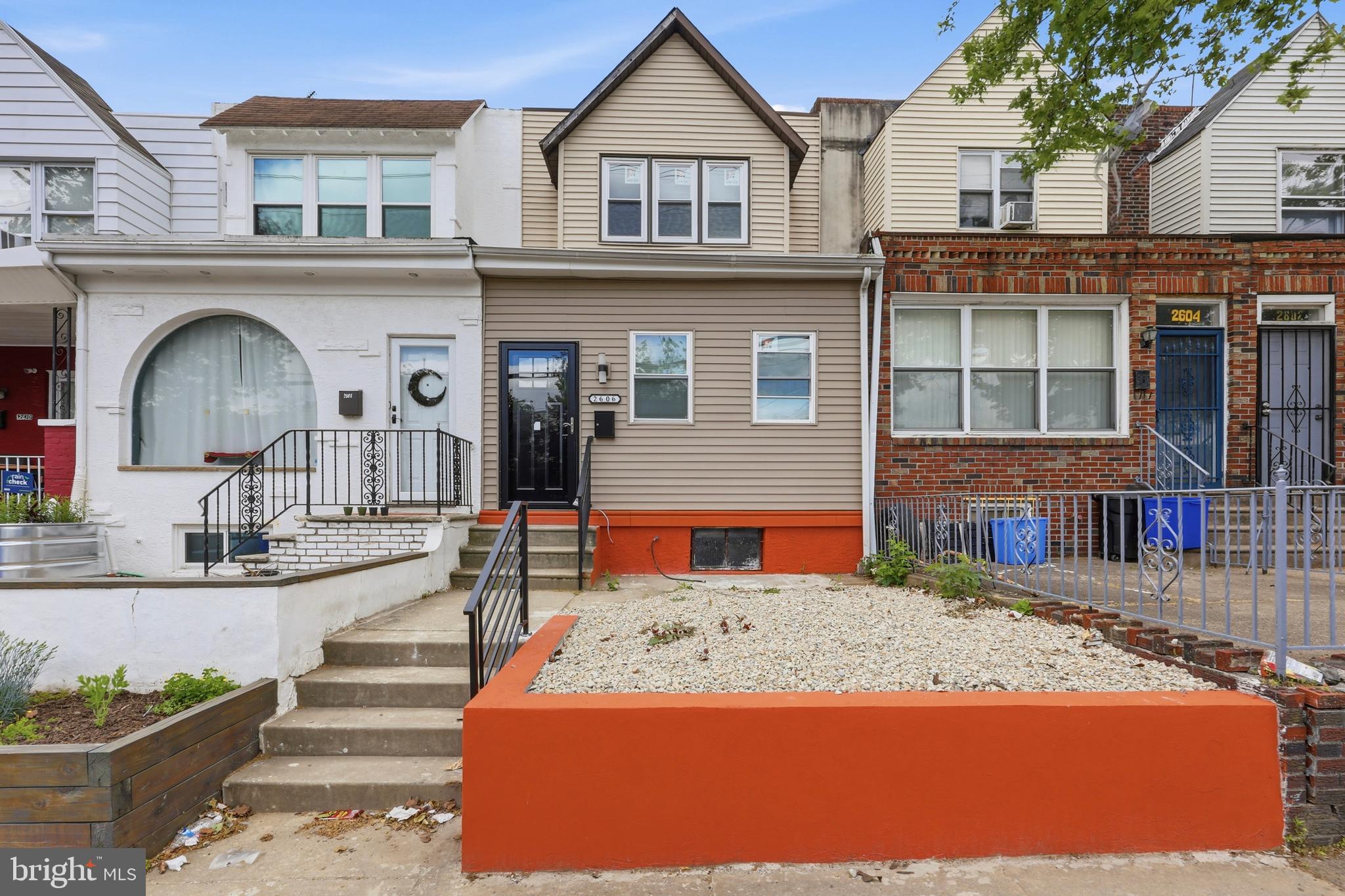 Welcome home to this freshly renovated row within a great section of Southwest Philadelphia. This 3 bedroom, 1 bathroom house has been completely updated and is ready to be your next home. The first level has an open layout that is both functional and great for entertaining. The first level is open with great flooring, recessed lighting, and plenty of natural light. The kitchen has custom cabinets, granite countertops, and stainless steel finished appliances. The deck off of the kitchen overlooks a fenced yard area. The second level has three bedrooms and a full bath with lots of natural light. The finished basement is large and great for entertaining. With thoughtful updates where it counts and move-in readiness throughout, this home is an easy “yes” for owner-occupants or investors seeking a turnkey option in a convenient city location.