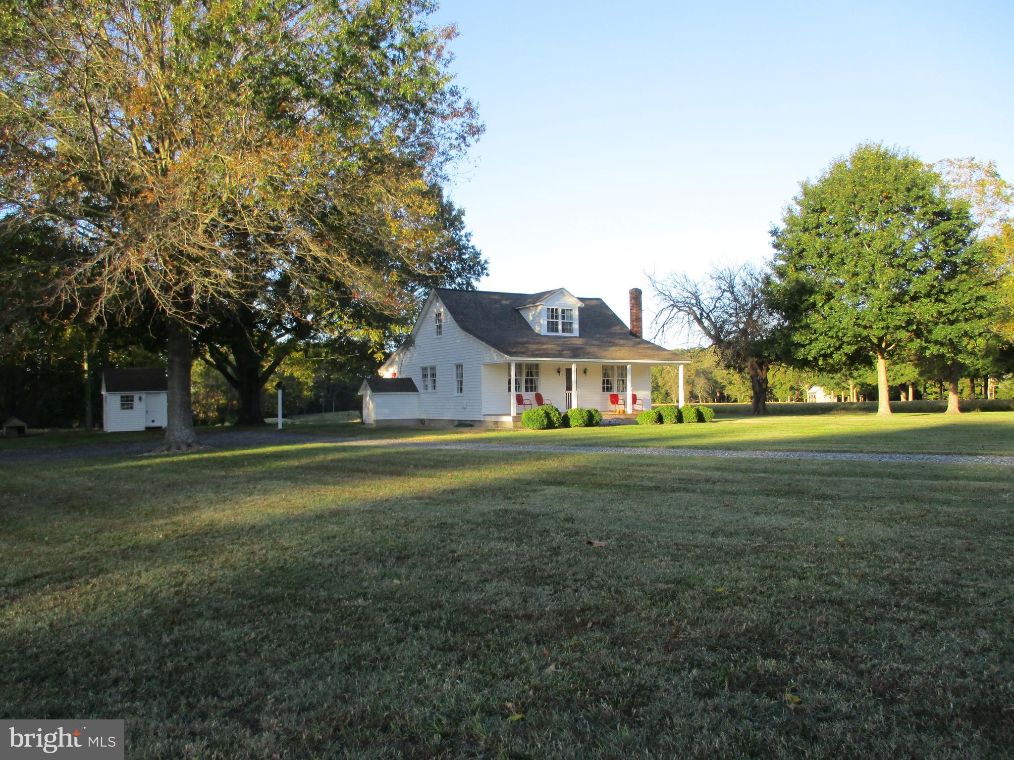 Welcome to Bayside Road.  Residents of Leonardtown believe this is THE place to live.  This is a beautiful, well-maintained waterfront farm that is located a few minutes from historic Downtown Leonardtown.  When you enter the property gates, you will see the most beautiful canopy of trees leading you through the whole farm.  The Charming Cape Cod house is situated on 48.9 acres of gorgeous land.  The house is well-kept with 4 Bedrooms and 2 Baths; a place-to-relax front porch; the master bedroom and the laundry room (washer and dryer included) are on the entry level.  Also, a foundation for a 3,000+ square-foot house has been started near the water and has the electric meter installed.  A pier on the farm is on the protected Cecil Creek where boaters and non-boaters can enjoy the tranquility and hours of fishing, crabbing, and just enjoying life. If it's hunting you want, many deer, turkeys, ducks and other waterfowls have been sighted on this sportsman's paradise.   A 24-Hour Appointment Notice is necessary for all showings.  To show/view the house, call the Listing Agent who will schedule an appointment for/with you.