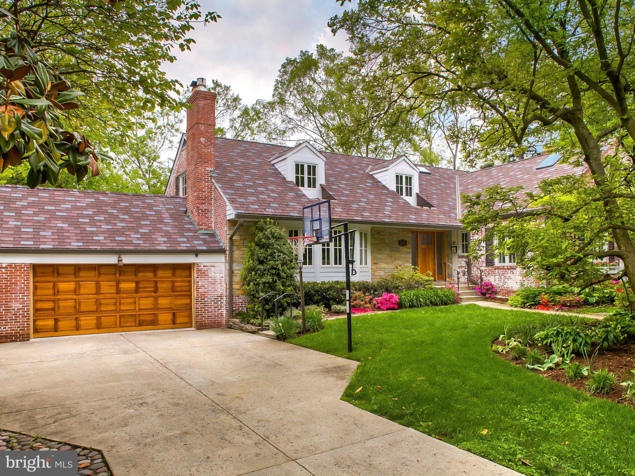 Metro: 3 blocks. Convenience, Tranquility & Size. City Living in Idyllic Village of Chevy Chase! Understated Country Cottage w Exquisite Gardens & Meticulous Restoration. Gorgeous Renovated KIT = Social Hub & entertainer's dream house! Garden "rooms" lift your spirits. Upgraded windows, roof, systems, & baths = peace of mind. Above sqft: 4911. Below sqft: 2238. Ask for KVS $500 buyer credit.
