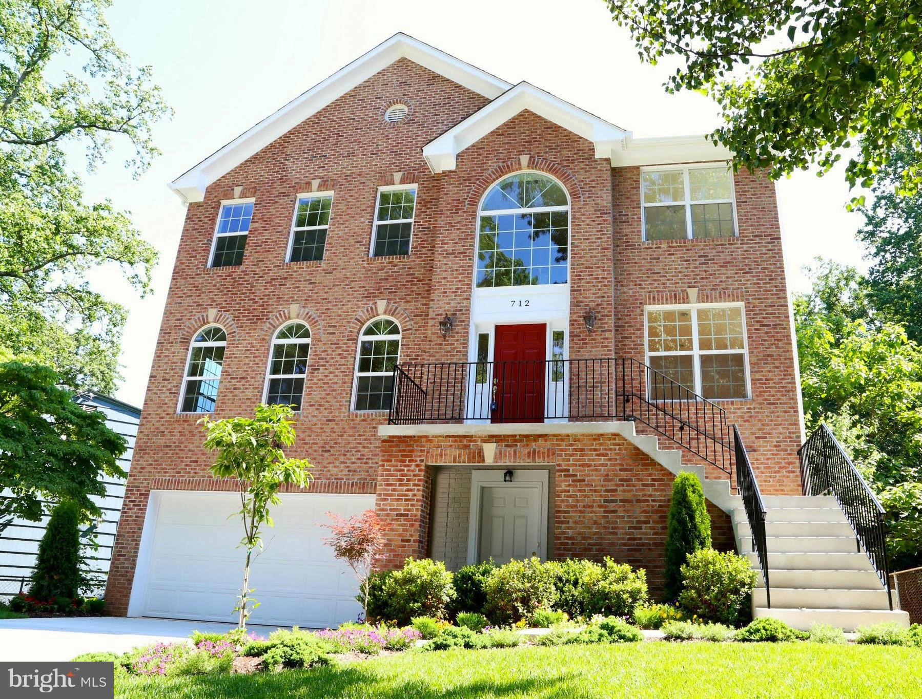 OPEN SUNDAY 4/13, 12:00-2:00PM!

Available 5/5/2025 or sooner.  Application fee: $55

AN ARCHITECTURAL STUNNER IN THE HEART OF ROCKVILL!
Boasting over 4,200 square feet of thoughtfully designed living space with all 3 levels above grade, this stunning 2014-built, 5-bedroom, 4.5-bath brick-front home is a spectacular architectural showcase!!  Two entrances from the inviting front walk way to the ground lower level entrance - ideal for home office or in-law suite, and the main front entry.   Unbeatable location in the heart of Rockville just 1 minute to I-270, 3 minutes to metro and Rockville Town Center and just 1 minute walk to beautiful neighborhood park, the gem also highlights sprinkle system and high efficientcy HVAC and gas hot water, heater, meeting energy efficiency new code!

Elegant columns, intricate molding and expansive crown molding,  wainscoting, and curved knee wall throughout main level create a sophisticated atmosphere. Surrounded by mature landscaping, the inviting  A two-zone HVAC system with dual gas furnaces ensures year-round comfort.  

Upon entering, the grand two-story foyer greets you into an open floor plan home with a beautiful architectural design. A sunlit office/library, a magnificent formal living room framed with curved knee-walls and columns, a trio of front Palladium windows, plus a double side window are an instant attraction. Beyond a series of architectural columns off the living room, a short hallway leads to a double-door coat closet and a powder room with a pedestal sink, window, and ceramic tiled floor.  A large arch entrance from the living room leads to the stunning dining room which features its elegant ceiling medallion and chandelier - a perfect space for entertaining.   A cutout in the wall offers a view into the family room, while allowing additional natural light to flood the area from the back of the house. 

The chef-inspired kitchen features beautiful maple cabinets, granite countertops, and top-of-the-line GE appliances, including a four-burner gas range and pantry. Recessed and pendant lighting create a warm ambiance, while the kitchen opens seamlessly into the spacious family room, which is enhanced by an abundance of windows and two sets of sliding glass doors that offer the possibility of creating a future balcony.

The expansive upper-level primary suite offers a double-door entry that opens into a sunny sitting room. Highlights include his-and-hers walk-in closets, a gas fireplace, and a triple back window topped by a transom, as well as a French door that opens to a potential future balcony overlooking the backyard. A true sanctuary, the luxurious primary bath features a jetted tub, glass-enclosed shower, double maple vanity, and ceramic tile throughout. Three additional generously sized bedrooms with wall-to-wall carpeting, and a full bath complete the upper level.

The above-ground lower level is bathed in light, with large windows that make this space feel open and airy. A perfect space for entertaining or relaxation, the recreation room features recessed lighting, laminate faux hardwood floors, and easy access to the private backyard. This level also includes a large fifth bedroom, a full bath, laundry room, and a spacious two-car garage with ample storage and direct access to the home. (21 months lease preferred)
