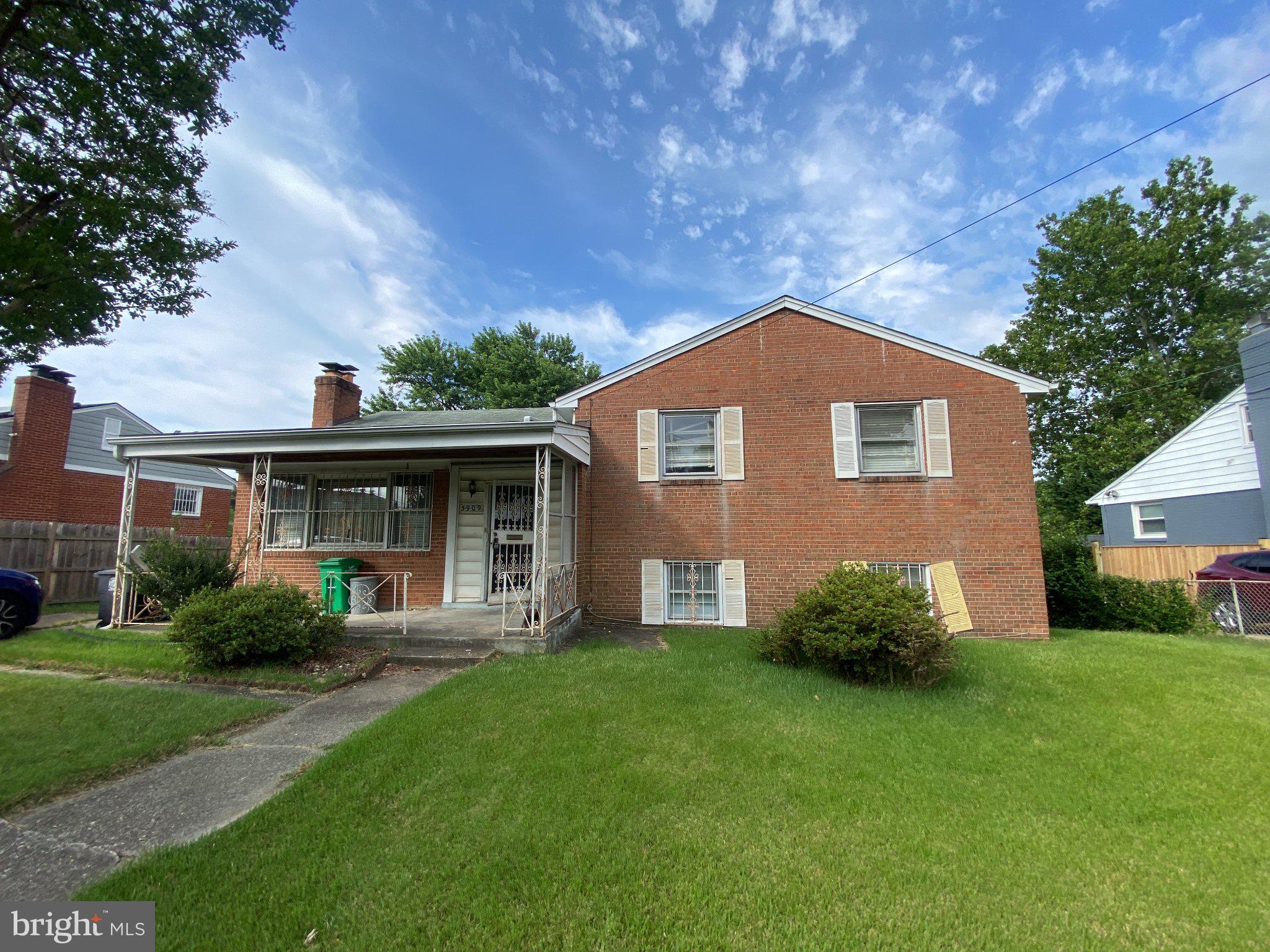 Contract Owner. Priced To Sell! Solid Brick Split Level Offering Spacious Bedrooms and Living Areas with Endless Potential. This Home Features Hardwood Floors, Cozy Fireplace, Covered Front Porch, and Patio Perfect for Relaxing or Entertaining. The Functional Floor Plan Provides Plenty of Space for Everyday Living While Offering Great Opportunity to Update and Customize to Your Personal Style. Property Needs Cosmetic Improvements and Updating but Offers Outstanding Value for Homeowners, Investors, or Renovation Enthusiasts Looking to Build Equity. Conveniently Located Near Shopping, Dining, Schools, and Major Commuter Routes. Don't Miss This Fantastic Opportunity to Make This Home Your Own! Sold As-Is.