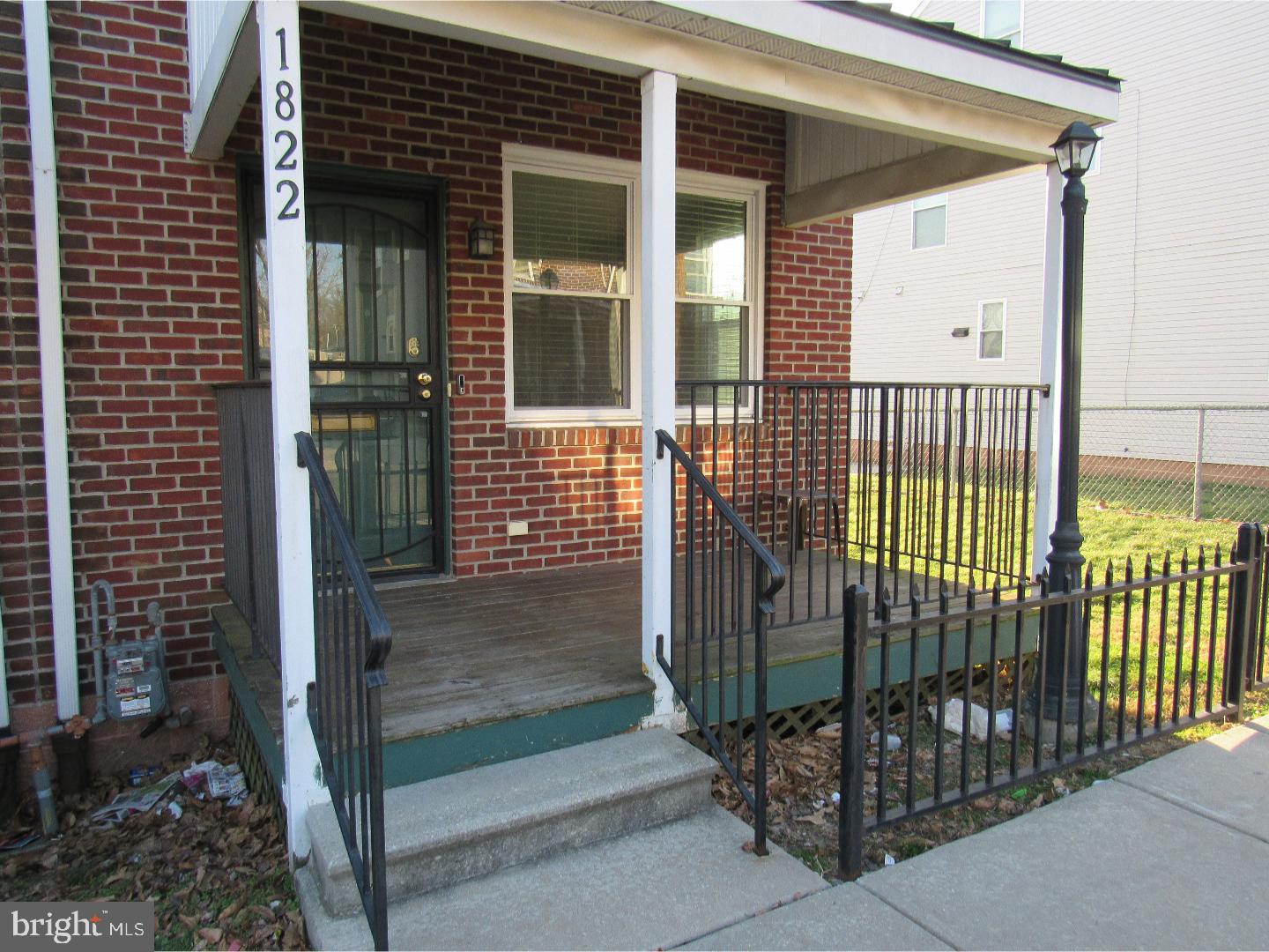 A great opportunity to purchase a Newer home! This large 4 bedroom house is only 16 years old! It features Central Air with forced air heat. There is a nice powder room on the first floor. Its always nice to have a 2nd bathroom in the house! Another great feature is your own driveway to park in! Are you tried of looking for a spot!?? No problems now with this large driveway. Also featured is the very large side yard. Awesome for all the BBQ's you'd like to have! The living room is carpeted and spacious. Then it flows into your large kitchen that has all the space you need for all the cooking and baking you want to do. Following the kitchen is a spacious dining room area. Also on the first floor tucked away is your washer and dryer. No need to go all the way down to the crummy basement! This is just such an excellent first time buyer home! Its just ready for you to unpack and move in. There is a wonderful porch out front to sit out on when the weather delights you! The 2nd floor features 3 of the bedrooms. All with decent closet space and ceiling fans. Then on the 3rd floor is still a spacious real 4th bedroom. How bout it!? Come and check it out! Need to see it for yourself!