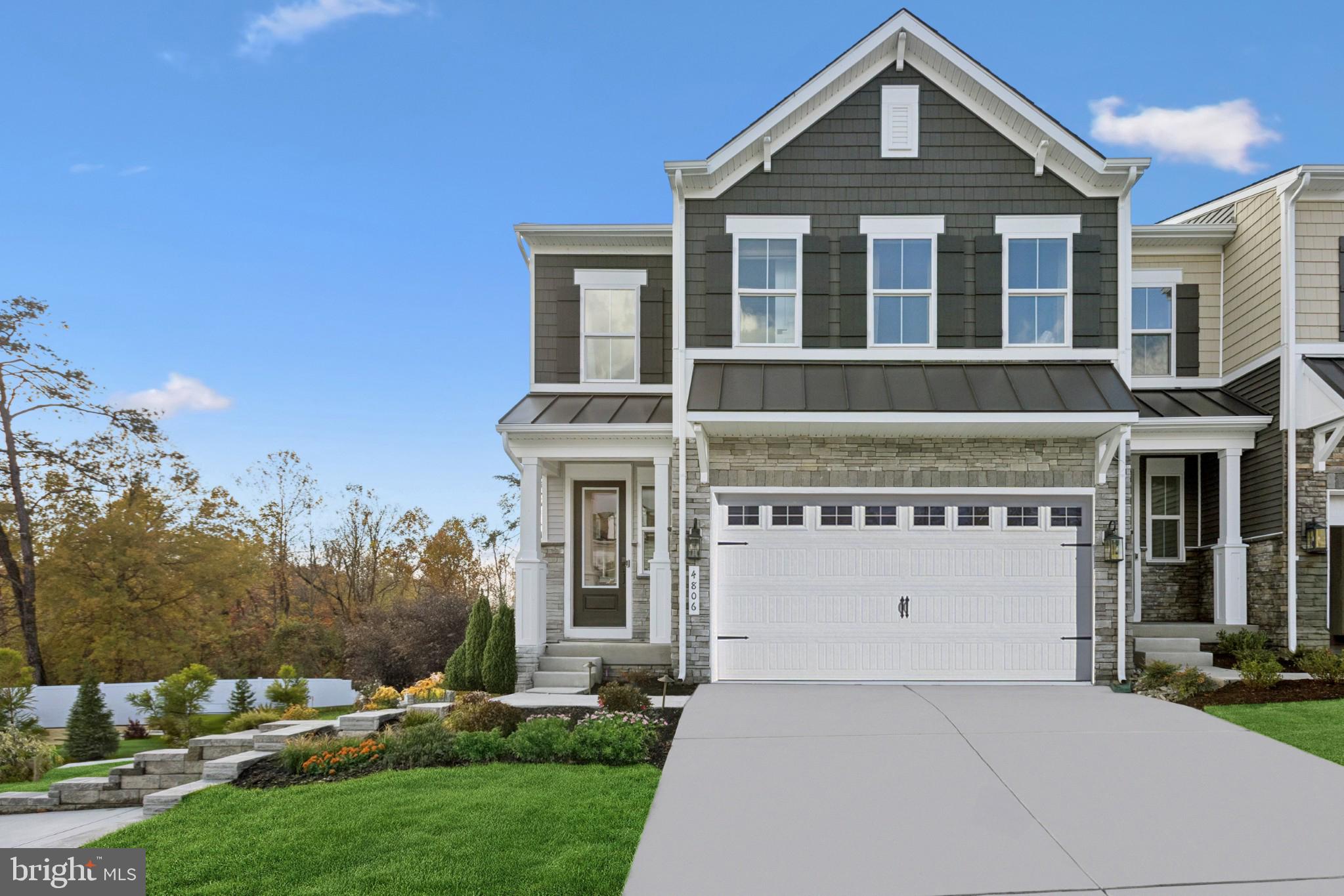 The model home is now available for purchase for October delivery! This stunning end-unit Avalon II model offers luxury villa-style living in an exciting new community in the heart of Perry Hall.

The main level features a charming farmhouse-inspired kitchen with upgraded cabinetry, quartz countertops, ceramic tile backsplash, oversized island with pendant lighting, and an open-concept layout overlooking the sun-filled great room, dining area, and private deck. A two-car garage leads into the convenient HovHall entry area and spacious walk-in pantry.

Upstairs, the tranquil primary suite showcases a tray ceiling, expansive walk-in closet, and spa-like bath complete with a freestanding soaking tub. Bedrooms 2 and 3 are complemented by a versatile loft space ideal for a lounge, office, or play area. An upper level laundry room completes this level.

The finished lower level includes a spacious recreation room, den with walk-in closet, full bath with walk-in shower, plus additional unfinished storage areas.

Connectivity, convenience, and comfort are key in this stunning community of villas, centrally located in prime Perry Hall