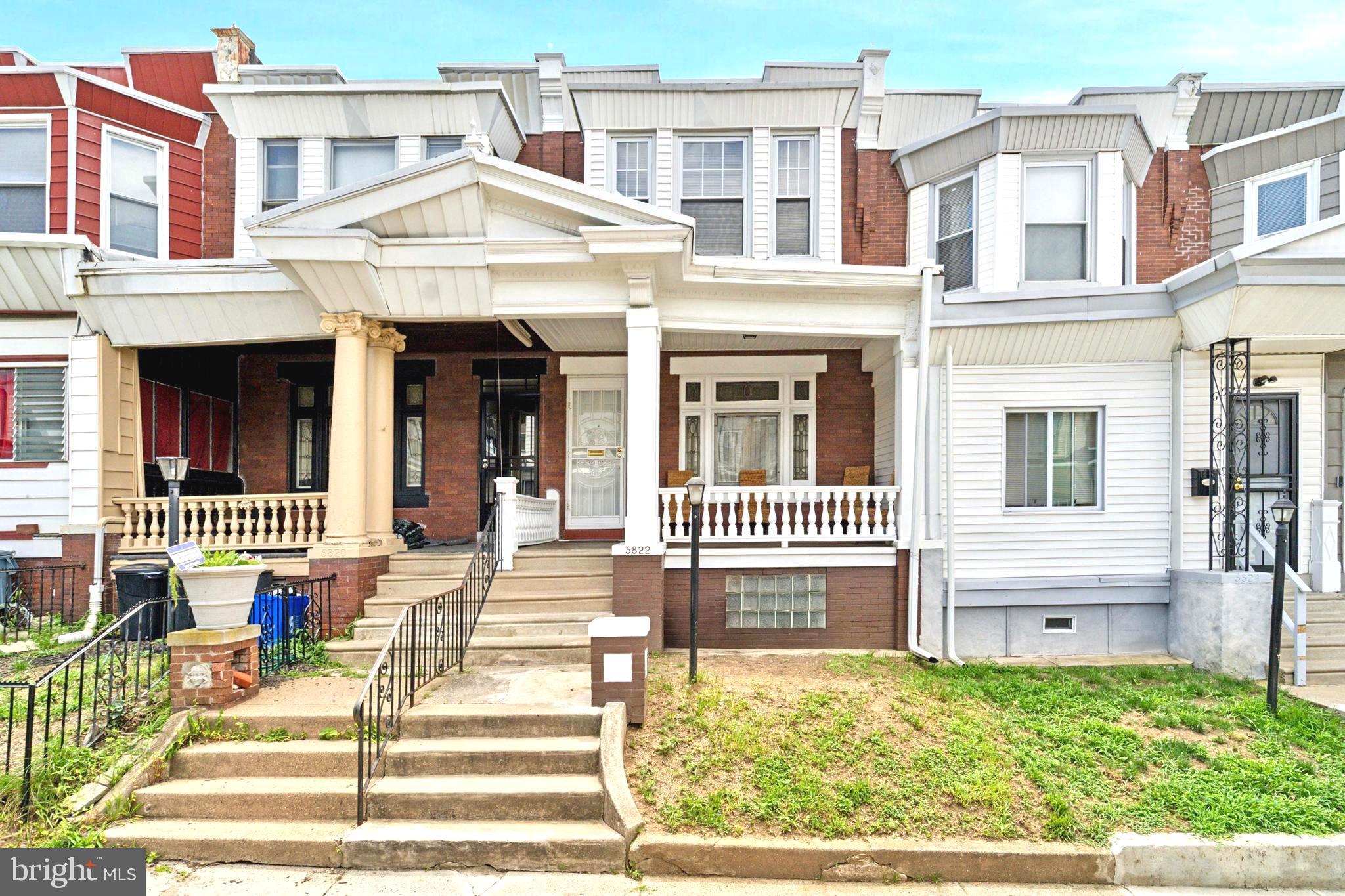 NEW PRICE!! Welcome Home, to 5822 Cedarhurst St! Located on a quiet block, central to all the Best in Philadelphia and the surrounding suburbs, this beautiful 3 bedroom, 1.5 bath home is sure to impress the most discerning buyers! With ample street parking, walk up to your charming townhouse. The front porch is private, with newly installed LVP flooring, all fresh paint, and shiplap walls and ceiling to compliment the original brickwork! Entering inside through the foyer, the living room is large, with incredibly charming details! The first thing to notice is the original 1920s staircase, with ornate woodworking on the railings, and a built in bench seat, only found from expert carpenters of the time! The room is filled with natural light due to the huge front window, and vintage stained glass inlay. The fireplace is decorative, showing off the details of the time, with intricate weaved brickwork along the wall and  mantle. Heading into the dining room, notice the crown moldings, large 3 windows, and great space to entertain! The kitchen features stainless steel appliances, granite counter tops, stone backsplash and lots of built in storage options. The basement level is the size of the first floor, containing the washer/dryer, half bath, and large semi finished space for storage, to lay carpet, or make an office or extra living space. Featuring 3 bedrooms, the primary bedroom is large, with 3 great windows allowing lots of light and two deep closets for plenty of storage. The main bath allows for a  soaking tub and a stand up stone shower stall perfect for a family.  The 2nd and 3rd bedrooms are good sizes and contain another 3 closet spaces for tons of storage! Out back, the home has a flat lot, and small deck for grilling and outdoor entertaining, many fun nights have been had with family and friends! The home is situated perfectly for commuting to Center City or the Western Suburbs, the Angora train stop in a block away, and PHL Airport is only 20 minutes! 5822 Cedarhurst has been loved and cared for by its current owners for over 12 years. They are excited to see who will continue to love the home as much as they did, and continue the fun that has been had. They hope you feel the positive vibes and fun energy as much as they did! Be sure to schedule a showing sooner rather than later, this one will not last long! Reach out to Ben DiMedio with any questions. Your home awaits at 5822 Cedarhurst!