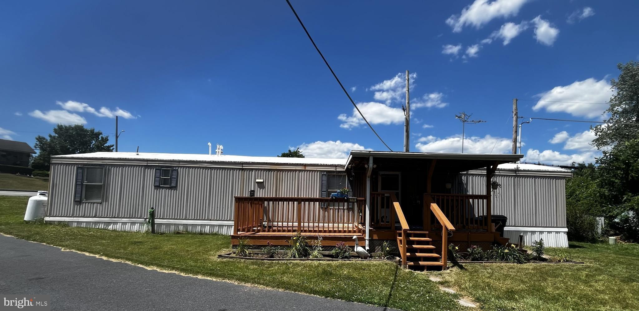 Welcome to 221 Eby Lane! This well-maintained 1993 Coleman single-wide mobile home is move-in ready and offers an affordable opportunity for homeownership. Featuring 3 bedrooms, 1 full bath, a spacious living room, and an eat-in kitchen, this home provides comfortable everyday living with the convenience of low-maintenance living. Enjoy your morning coffee or relax outdoors on the large partially covered front deck ? a perfect extension of the living space. A generously sized storage shed adds valuable extra space for tools, seasonal items, or hobbies. Conveniently located near Harrisburg International Airport and the Pennsylvania Turnpike, this home offers easy access for commuting and travel. Monthly lot rent of $503 includes trash collection, road maintenance, and snow removal within the community. Sewer is a flat monthly fee of $69.76, while water is billed based on usage. The property currently leases two propane tanks for cooking, along with the newer 2024 furnace.