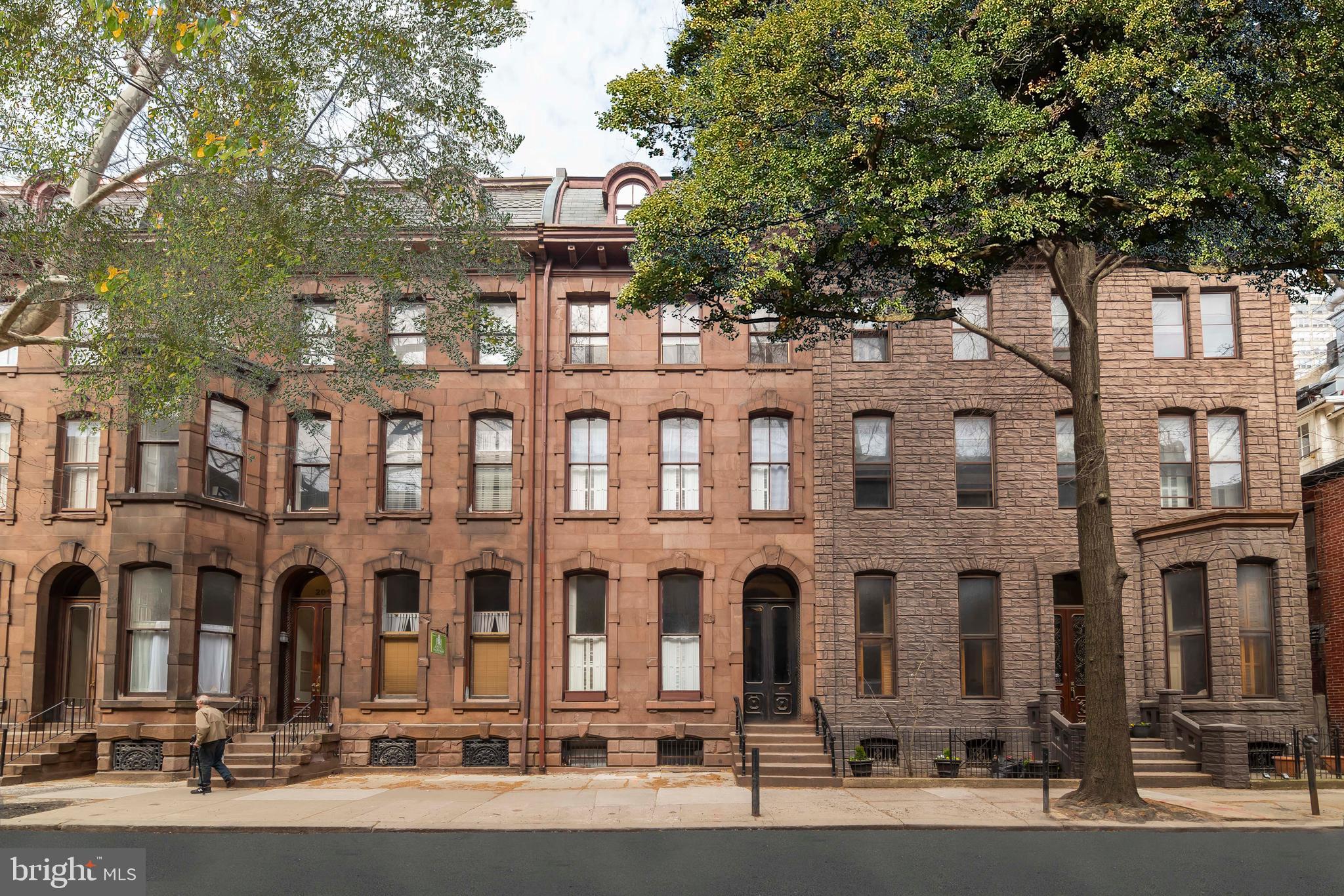 GREAT SPACE AND VALUE JUST OFF RITTENHOUSE SQUARE! This gracious and spacious studio apartment in a fantastic old world brownstone, offers a large living and dining area, well proportioned bedroom, and beautiful hardwood floors! Enjoy living just minutes from Drexel, Penn, and the Comcast center. Photos are of model unit
