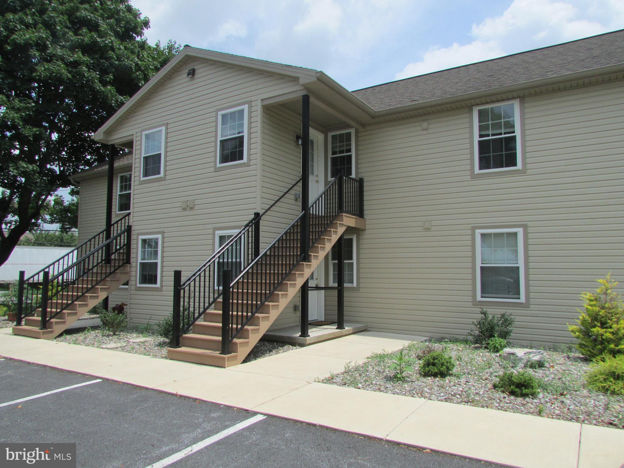 2 bedroom, 1.5 Bath First Floor Apartment in the Conestoga Valley School District.

Utilities/Services Included: water, sewer, trash removal and lawn care.
Appliances included: refrigerator, electric range, microwave, washer/dryer (laundry room).

Heating/Cooling: electric heat pump, central air conditioning.

Pet Policy: case-by-case basis; tenant pays a non-refundable $500 pet fee plus $30 extra per month per pet. Two pets maximum.

For more information, application requirements and our current list of available rentals - check our website.
