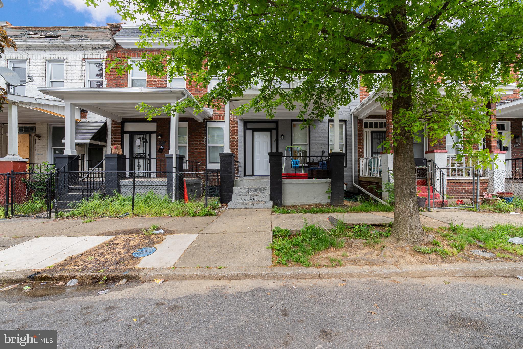 A pristine Baltimore brick row home offering modern comfort and style throughout. This newly renovated two-story home with a finished basement provides the feel of a single-family residence without the added maintenance. Thoughtfully redesigned with an open floor plan, the home features three bedrooms and two full bathrooms. Luxury vinyl plank flooring enhances the main living areas, complemented by freshly painted walls that create a bright and inviting atmosphere. The updated kitchen showcases stainless steel appliances, beautiful butcher block countertops, and a spacious island—perfect for enjoying your morning coffee. The finished basement adds valuable living space, ideal for entertaining or relaxing. Conveniently located just a short drive from major highways and commuter routes, this move-in ready home offers both comfort and accessibility.