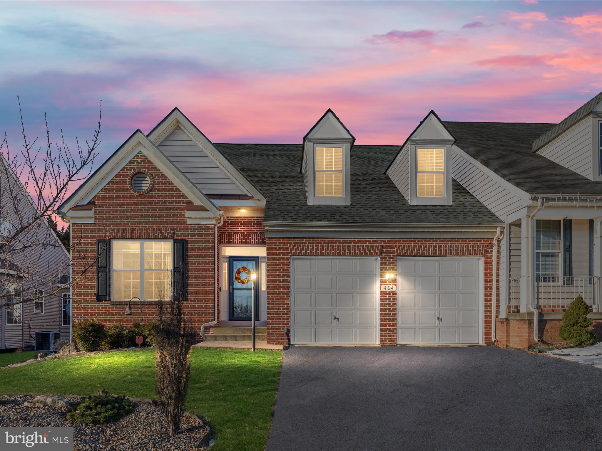 Charming 4 bedroom, 4 bath villa available in the desirable Hammond's Mill community!  This lovely property features an open concept floor plan as you enter the main level, creating a spacious and inviting atmosphere for entertaining as well as relaxing.  The kitchen boasts an abundance of white, ceiling height cabinetry, granite countertops, ornate backsplash, LVP flooring, recessed lighting, stainless steel appliances and an island for additional prep/cooking space and seating.  The living room and dining area seamlessly flow together and connect with the kitchen.  The primary suite is nicely located on the main level and features a walk-in closet plus separate soaking tub and shower.  There is also a second bedroom and full bathroom on the main level along with an updated laundry room complete with a wash sink, cabinetry, and washer and dryer.  Upstairs, there is a small open area that overlooks the main level below plus it leads to two more bedrooms and a full bathroom.  The backyard is full of delight.  There is an upgraded patio with a veranda and fenced in yard which are perfect for entertaining family and friends.  The lower level is partially finished with tons of potential.  There is already a finished, full bathroom and a storage room.   Not much left to finish the entire space for even more living space!  This villa is one of only a few in the neighborhood with a full basement.  All of these amenities and the property is conveniently located to the major commuter routes of Interstate 81 and Interstate 70.  Additionally, residents benefit from living in the Spring Mills School District, making it an ideal home for families.  Book your showing today!