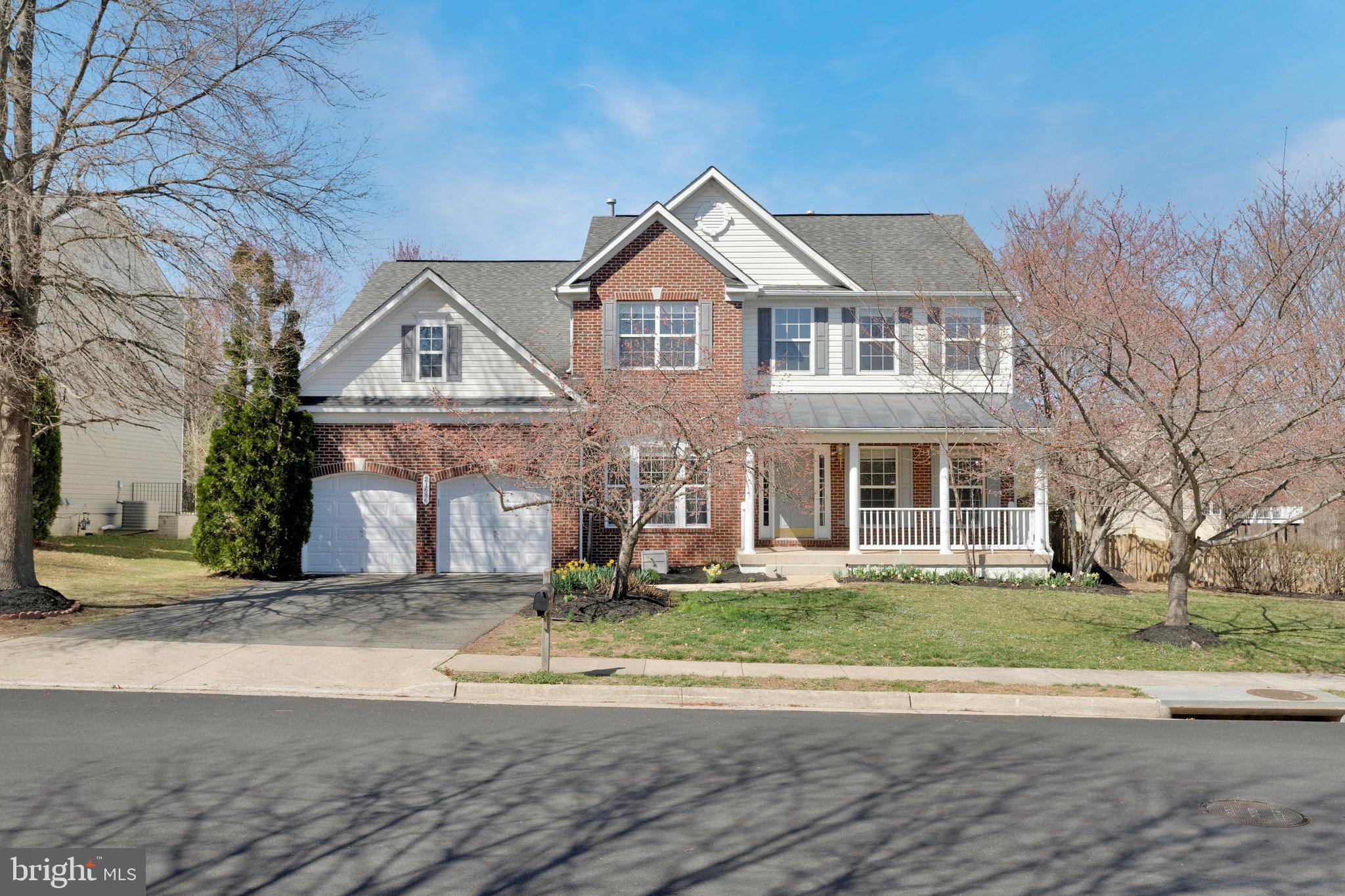 This beautifully maintained home offers over 4100 sq. ft. of finished living space, featuring 5 bedrooms and 4 bathrooms. Freshly painted and newly floored throughout. The main level includes a guest bedroom and a large kitchen adjacent to an expanded family room. The master suite is a true retreat with a sitting room, dual-sided fireplace, and walk-in closets.  The finished walk-out basement includes a Den with a full bathroom, rec room, and large storage area.  Oversized two car garage. Outdoors, enjoy a beautiful deck and screened porch, perfect for relaxing and entertaining. Located just 2 miles from the Silver Line Metro, walking distance to a metro bus stop, and 10 miles from Dulles International Airport, this home offers convenient access to major commuter routes, including the Dulles Greenway, Routes 15, 28, and 7. No pets, move-in ready!