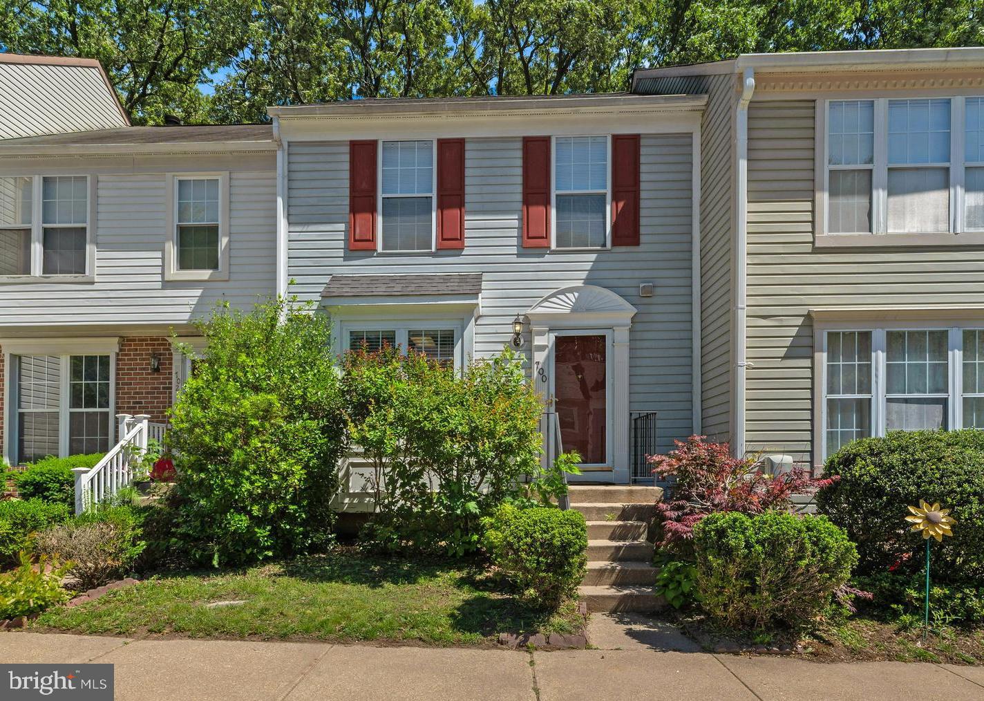 Welcome to This Beautifully Maintained Townhome in Lions Gate – Odenton!

Offering the perfect blend of comfort and convenience, this spacious 3-bedroom, 2.5-bath townhome has been freshly painted and features brand-new carpet throughout, making it truly move-in ready. The large eat-in kitchen offers ample counter space, while the formal dining room with a pass-through to the kitchen creates an ideal setting for entertaining.
The living room opens to a fully fenced backyard with an oversized multi-level deck, providing a private outdoor retreat surrounded by nature. Upstairs, you'll find three spacious bedrooms, including a primary suite with vaulted ceilings. The dual-entry, spa-like bathroom features double vanities, a deep soaking tub, and a separate walk-in shower.
The finished lower level adds valuable living space with a large family room, a full bath, and a utility room with a full-size washer and dryer plus plenty of storage.
Ideally located near shopping, dining, and entertainment, this home offers quick access to Routes 32 and 97, the MARC Train, Fort Meade, NSA, and BWI Airport. With thoughtful updates and a prime commuter location, this home delivers the best of convenience and modern living.