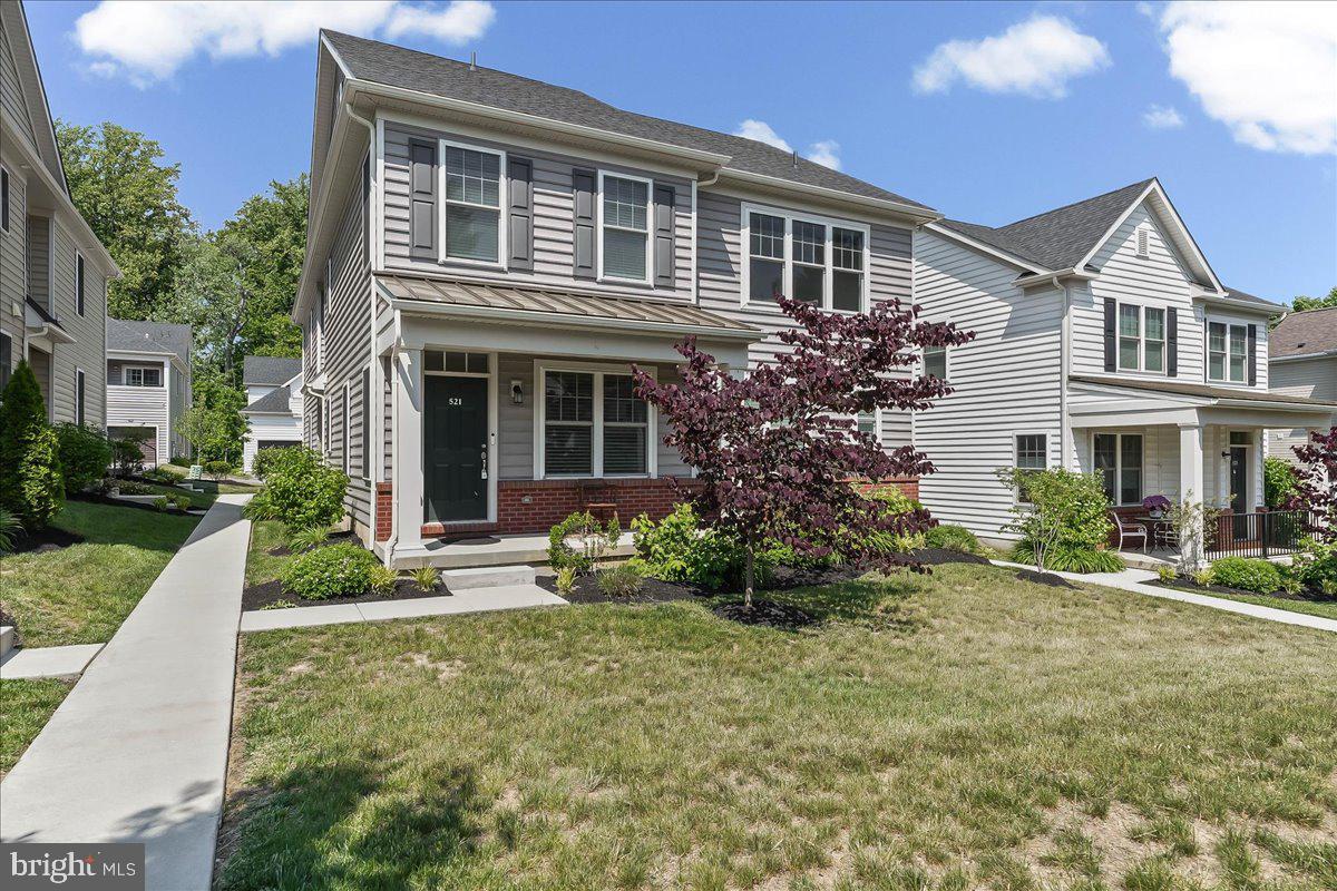 Are you looking for convenient low maintenance living with all the bells and whistle that scream luxury.  You have found it at 521 S Media Way,  Just steps to Media Borough, this almost new home checks all the boxes.  Arrive to your private driveway and garage, make your way to your covered front porch for morning coffee or evening wine.  Enter to luxury vinyl plank flooring and open floor plan.  The kitchen will grab your eye as you enjoy the large living space and dining area.  White cabinetry, granite countertops, and stainless steel appliances highlight this chef's dream kitchen.  The primary bedroom offers a nice retreat space including a spacious walk in closet and gorgeous primary bathroom.  The second bedroom offers a great guest room, office,  or workout space.  In unit laundry and updated utilities make this a must see.  Schedule your appointment today or visit our open houses this weekend.