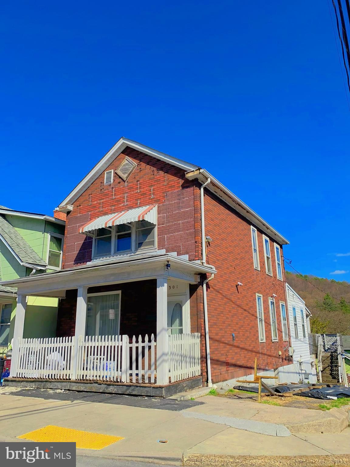 Discover The Historic Charm in Cumberland! Step into this two-story home nestled in the picturesque Mountain Side area of Maryland.  2 Bedrooms and 2 bathrooms, in a location that's just a short walk from the vibrant town center.  Why rent when you can own?  Ready for your dreams as a primary, second or investment home. Sold as is.