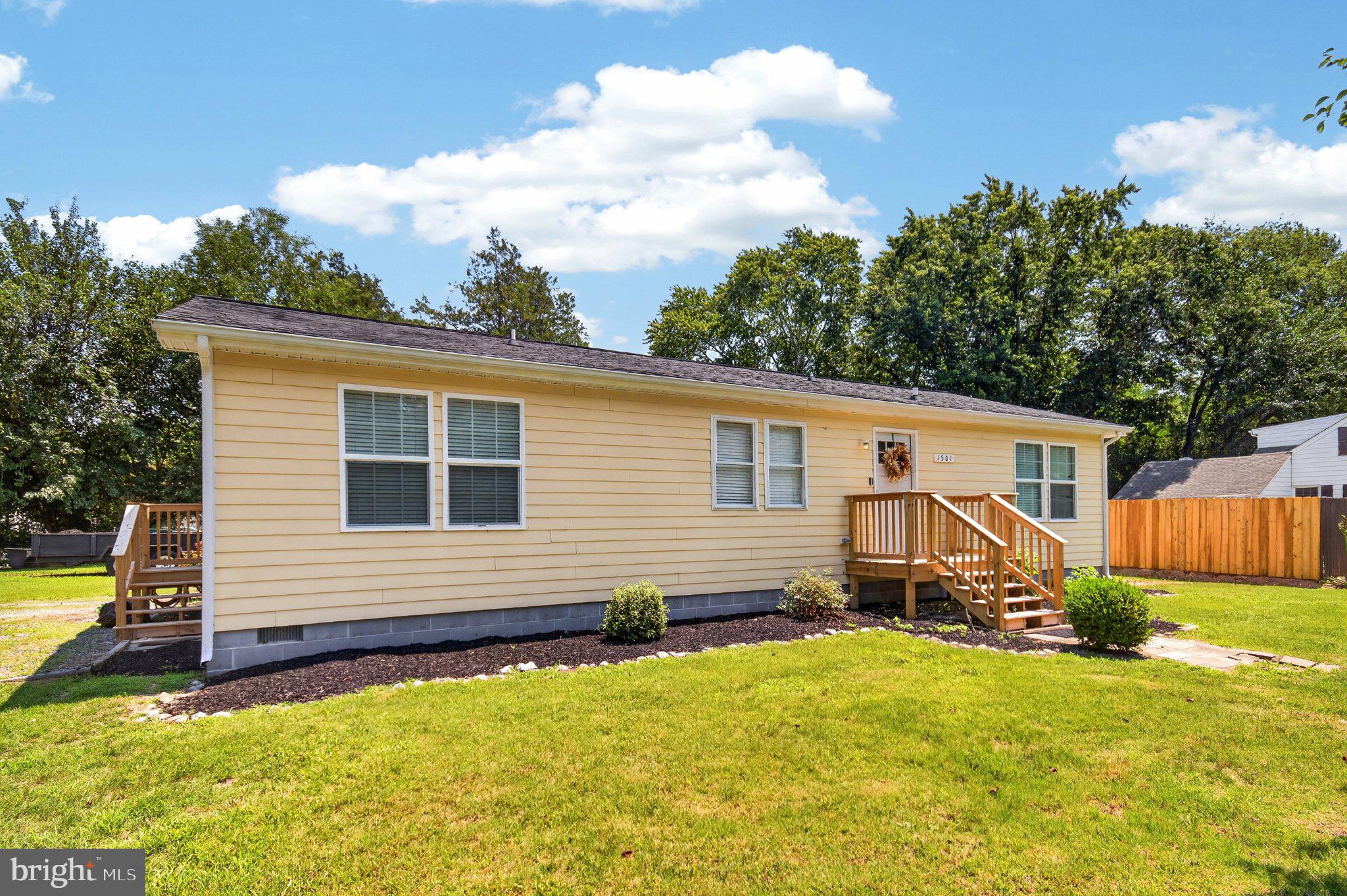 Location,Location ,Location  Open concept living with 3 nice size Bedrooms each with full Bathroom. Perfect for College students! Large Kitchen and Laundry room. 
 Large backyard with deck and storage shed . Home was built in 2014.