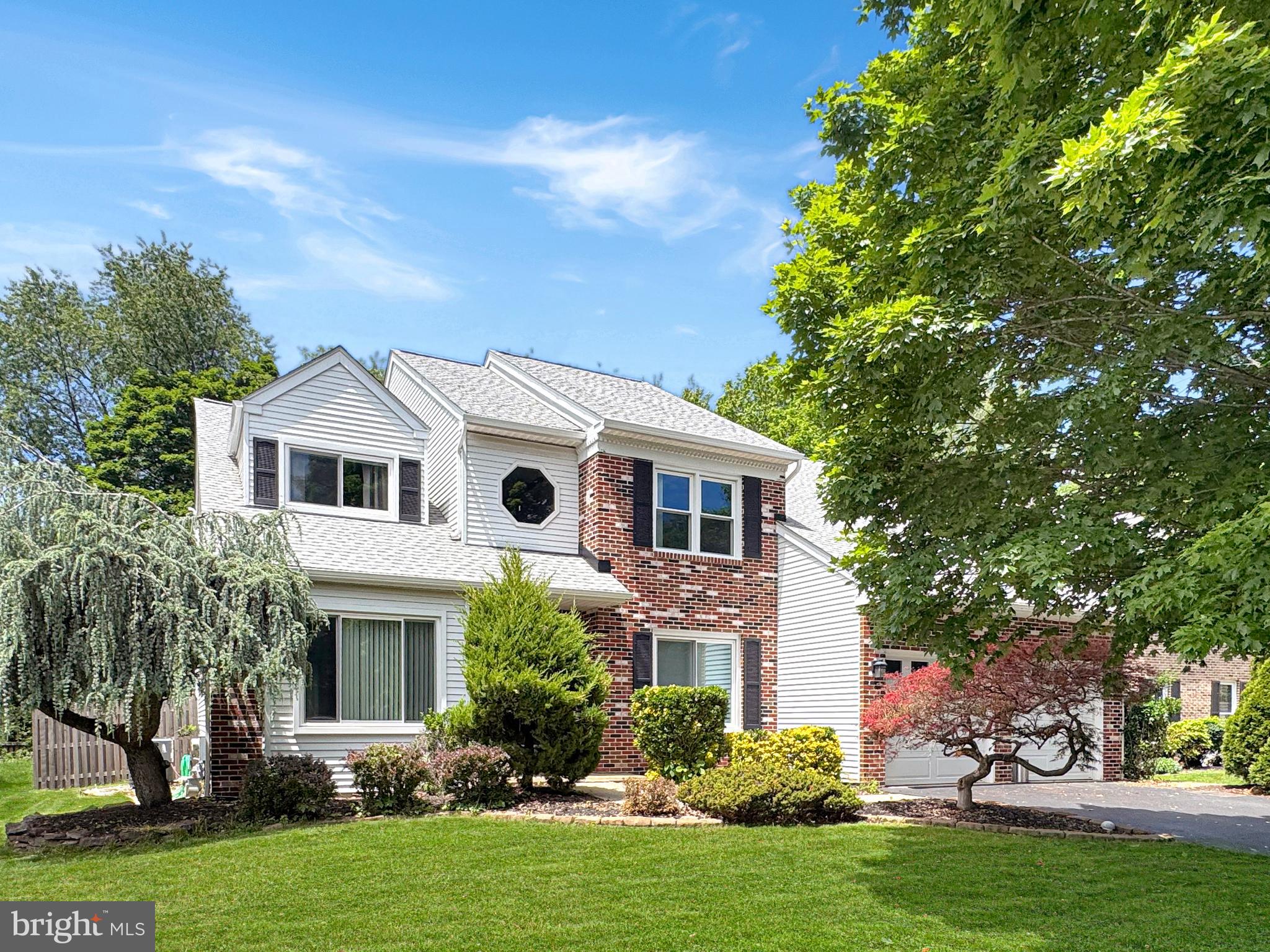 Welcome to 186 Freeland Drive in the desirable Collegeville Crossing community, right in the heart of Collegeville, PA! This spacious 4-bedroom, 4-bathroom home has a lot to offer -- from its convenient location to its generous living space, this home is sure to please!
Upon arrival you will notice this beautiful home's lush, mature landscaping! Enter inside the two-story foyer and you will discover a convenient office space - perfect for those who work from home! The living room flows seamlessly into the dining room, perfect for those who love to host! The main floor has a powder room and laundry room conveniently located off the kitchen & garage. The kitchen has a large island with granite countertops and additional storage, a beautiful bay window and opens up to a well-lit family room overlooking the backyard space. This peaceful, fenced-in backyard is complete with a patio -- perfect for entertaining friends and family, or simply relaxing and enjoying a quiet evening at home. 
Upstairs you will be met with double doors to the primary bedroom. The primary boasts a large sitting room, as well as dual closets and an ensuite bathroom complete with dual vanity sinks, soaking tub and standup shower.  In addition, the primary bathroom skylight provides lots of natural light! The upstairs is complete with three other generously-sized bedrooms and a sun-drenched full hall bath.
Head down to the lower level to find a finished basement which adds even more functional space -- including an additional room that can serve as a guest room, playroom, fitness area, or flex space to suit the needs of any family! With its desirable location, versatile floor place, and the option to add your own personal touch, this home presents an exceptional opportunity to create the space you've always envisioned! Do not miss your chance to call this Collegeville Crossing gem your own!