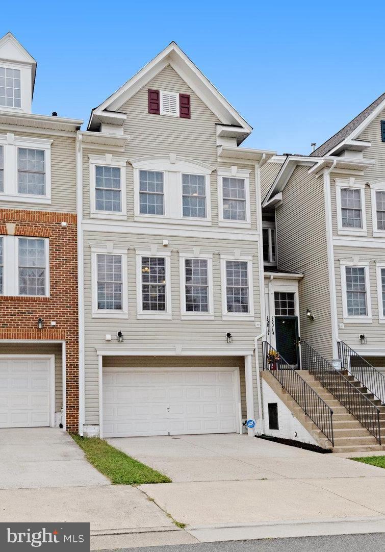 Beautiful 3-Level Back to Back Townhome with a 2-Car Garage in the Amenity-Rich BRAEMAR Community! New Roof 2024! This home is perfectly situated off Sudley Manor, providing easy access to shopping, schools, and commuter rail. The main level boasts a bright and open floor plan with high ceilings, featuring a living room complete with a cozy gas fireplace. The kitchen is a chef’s delight, equipped with granite countertops, stainless steel appliances, a gas range, a new disposal, a pantry, a breakfast bar, and a separate dining area. Enjoy the new 18x18 tile flooring in both the dining area and kitchen.
The master suite offers a walk-in closet and a stunning master bath with a custom driftwood vanity and dual vessel sinks. The lower level, accessible from the garage, includes a recreation room, a full bath, and additional storage space. The home also features updated bathrooms, fixtures, and neutral paint throughout. Garage and Driveway parking! This is a must-see!