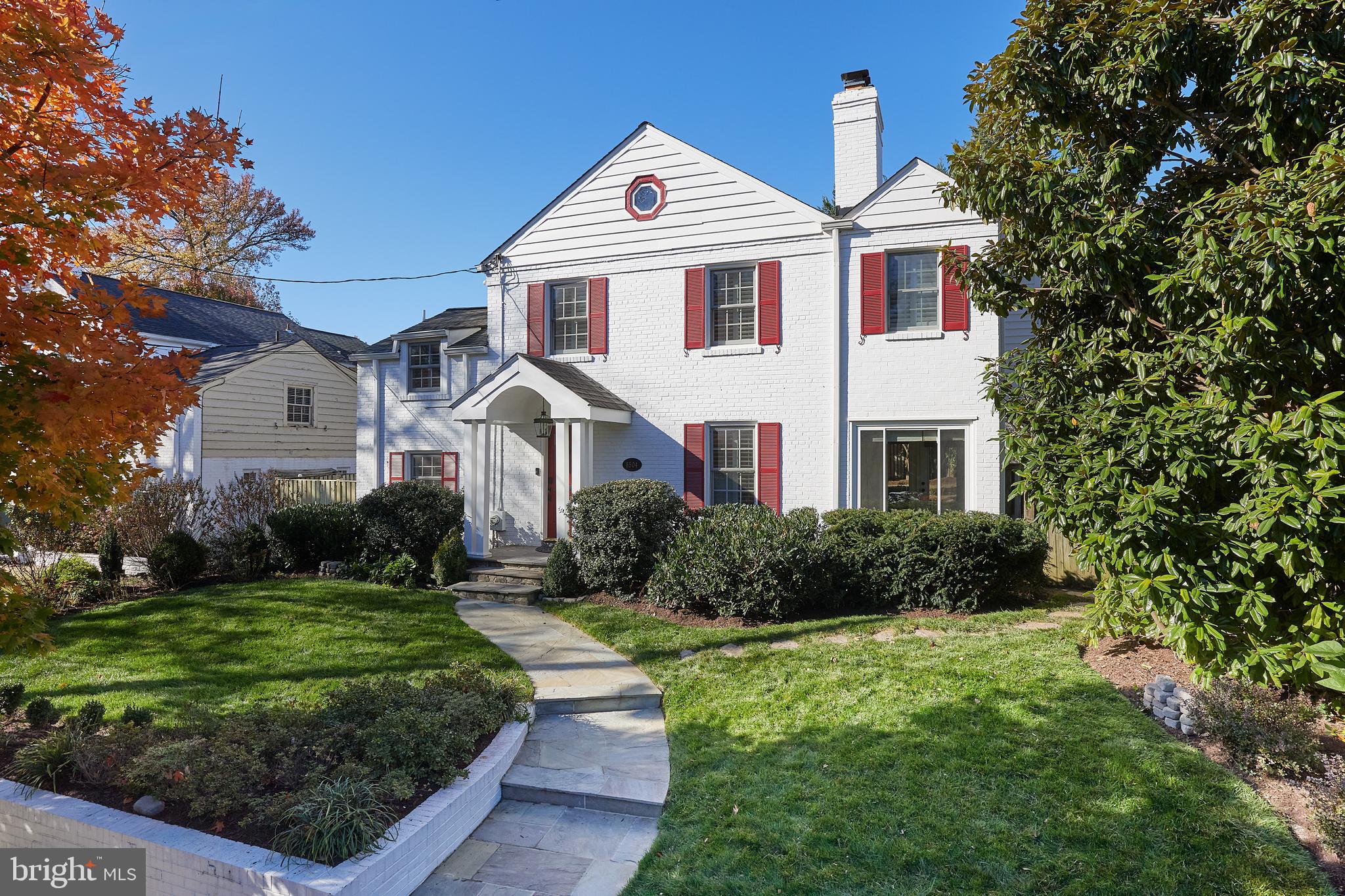 Welcome to this charming home located in the prestigious neighborhood of  Chevy Chase, Maryland. With its prime location and an array of features, this property offers a comfortable and convenient lifestyle for its future tenants.
Upon entering, you are greeted by a spacious living room with hardwood floors throughout,  that sets the tone for the rest of the home. The abundance of natural light create a warm and inviting atmosphere. The living room seamlessly flows into the formal dining room, perfect for hosting gatherings and creating lasting memories. Just off the living room is a bonus Sun Room, also with fireplace, where you can enjoy your morning coffee or relax with a good book while basking in the sunlight. 
The interior of this home boasts three bedrooms, providing ample space for relaxation and privacy.
Additionally, there is a fully finished basement that can be transformed into a recreation room, home office, or additional living space to suit your needs.
The den provides a versatile space that can be used as a home office or study area, catering to the needs of today's modern lifestyle.

Step outside to discover the wonderful exterior features of this home. The fenced-in yard offers privacy and security, making it an ideal space for children  to play or for entertaining guests. The outdoor grill is perfect for hosting barbecues and enjoying al fresco dining. The spacious yard provides plenty of room for outdoor activities and gardening, allowing you to create your own oasis.
Pets welcome with deposit, some restrictions apply, contact listing agent for more details.

Walkable to Starbucks, Einstein Bagel, the new Ritz Carlton development, Amazon Fresh, and the soon to be finished Purple Line.  Conveniently located  between Columbia Country Club and Howard Hughes Medical Institute - near 495 with easy access to downtown DC, and Bethesda.
Apply via rentspree.