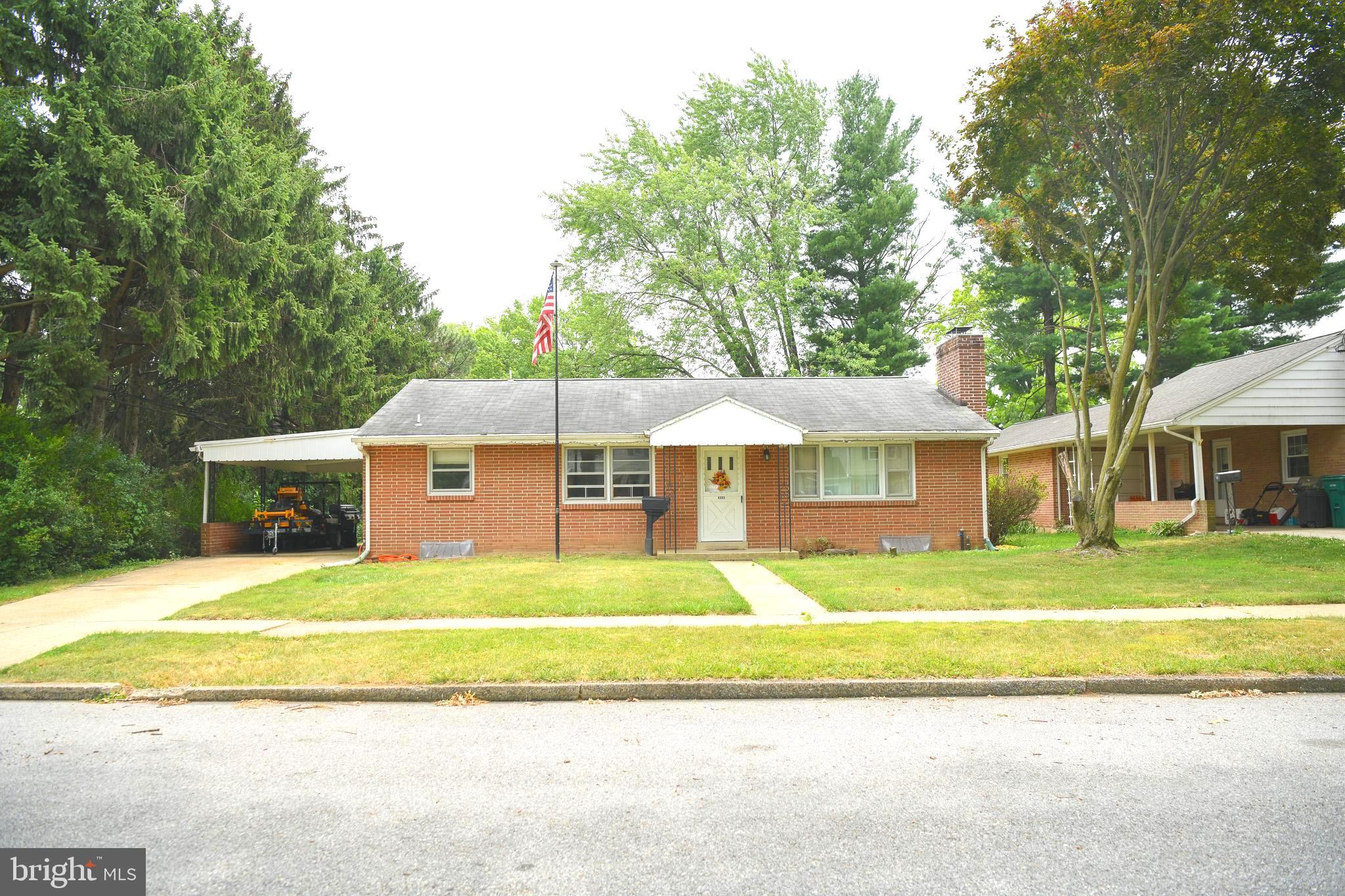 Check out this three bedroom, one and a half bath ranch house located in Hampden Township in the desirable Cumberland Valley School District.  Enjoy one level of living that is easy on the knees. This home features a spacious living room, eat-in kitchen, and attached carport. The backyard is private and spacious. Driveway will easily accommodate 2 additional vehicles and there is on-street parking as well. The basement is unfinished and is a blank canvas and could add an additional 1408 sq/ft of living space. The seller added recessed LED lighting throughout the house and took down a wall... opening the dining room to the living room to the kitchen. There is a lot of hardwood flooring in the house too. Easy access route 581, Carlisle Pike, Trindle Road & main roads as well as shopping and restaurants nearby. The taxes are ridiculously low.   NO HOA or fees.  This sale is contingent on the seller finding suitable housing. This is an “AS IS” sale.
