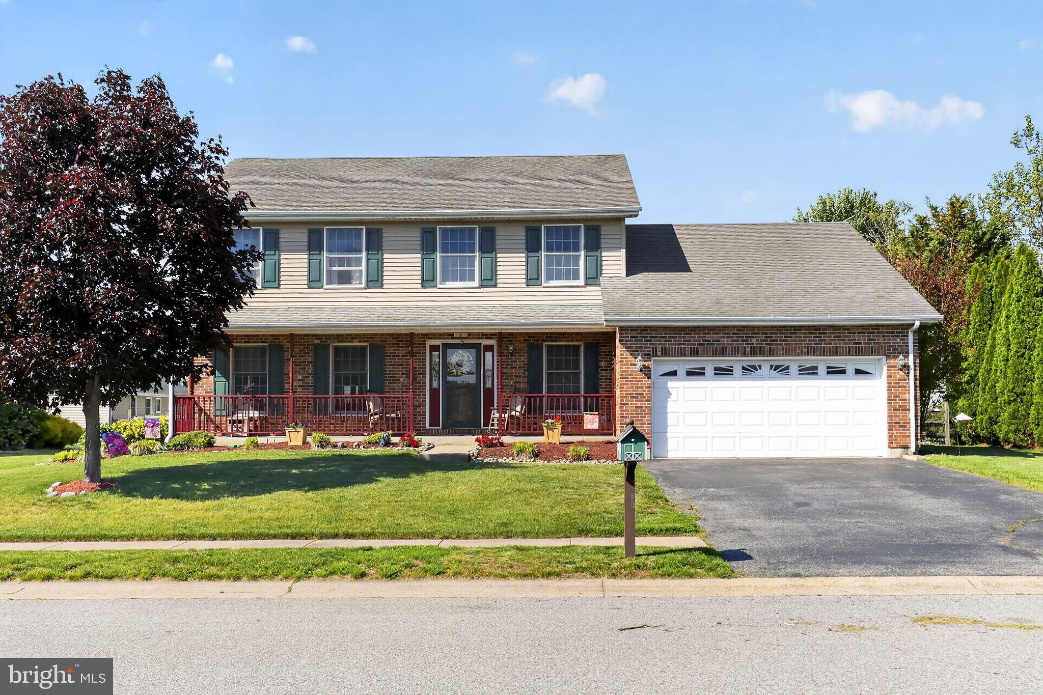 Welcome to 6 Biltmore Court located in Mason Farms! You are welcomed to the home with low maintenance landscaping and a large front porch. Upon entering the home, you are brought into a spacious foyer. The formal living and dining room are to the left of the entryway and feature neutral paint and hardwood flooring. Continue into the kitchen that has warm wood cabinetry, stainless steel appliances and plenty of storage. The cozy family room has a gas fireplace, vaulted ceilings and is a perfect spot to relax after a long day. Upstairs, the primary suite has his and hers walk in closets and a large en-suite bathroom. There are also three additional spacious bedrooms on this level, ideal for guests or an office. An updated full bathroom finishes the second level. The finished basement offers more living space with a bar area as well as lots of storage. This home also has a central vacuum system for ease of cleaning! Outside, the large deck and in-ground pool are an oasis during the warmer months. This home is centrally located just off 869, close to Lums Pond State Park, rt. 40 and more. This property is in the Appoquinimink School District. Schedule your tour today!