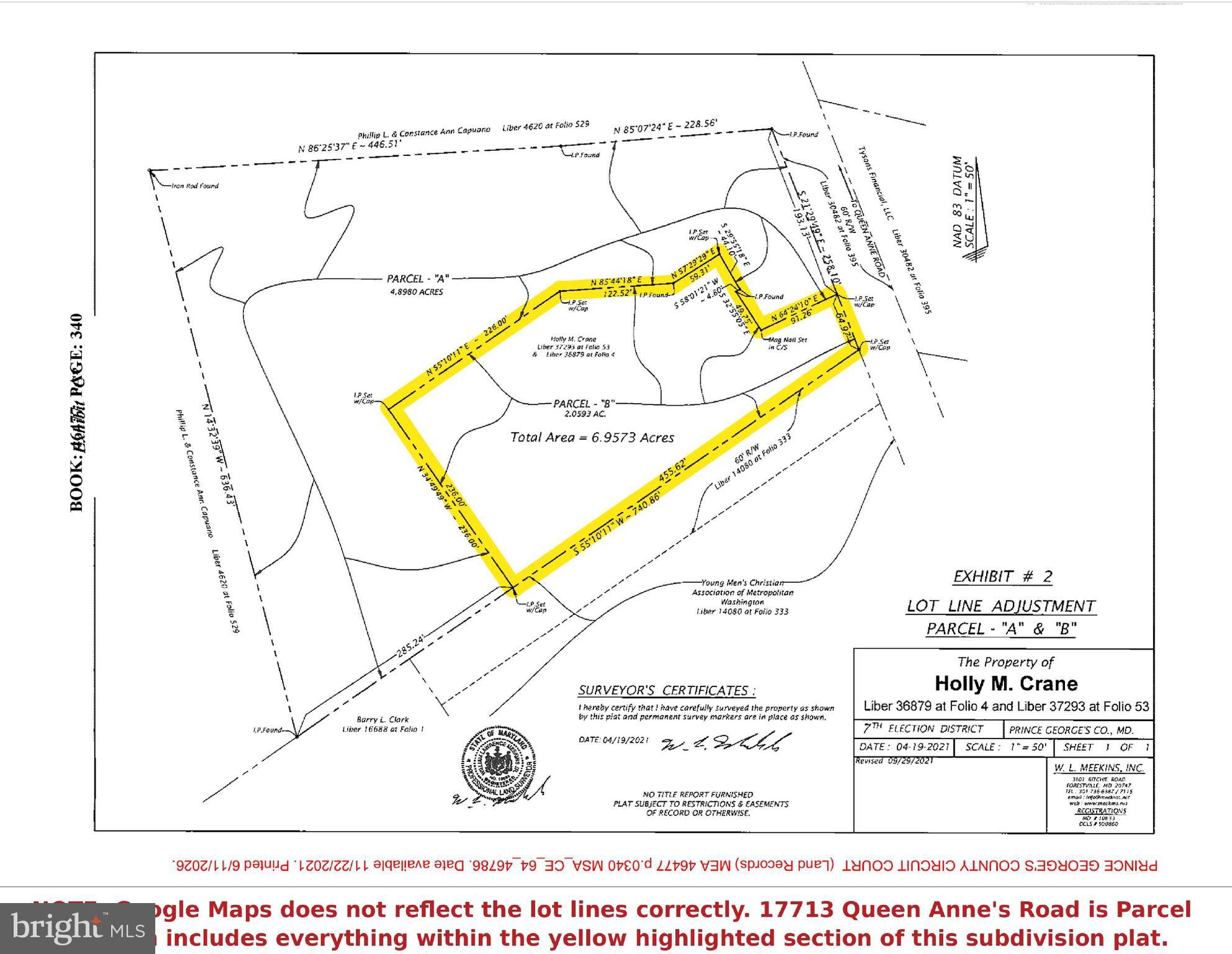 Opportunity knocks twice on Queen Anne Road! This charming 2 bedroom, 1 bath single-family home sits on 2.05 under utilized acres with a Bowie location and an Upper Marlboro address. The existing home is perfectly livable but only begins to tap the potential of this expansive parcel. Surrounded by larger custom homes on acreage, this lot may be a candidate for a tear-down and rebuild of a substantially larger residence.