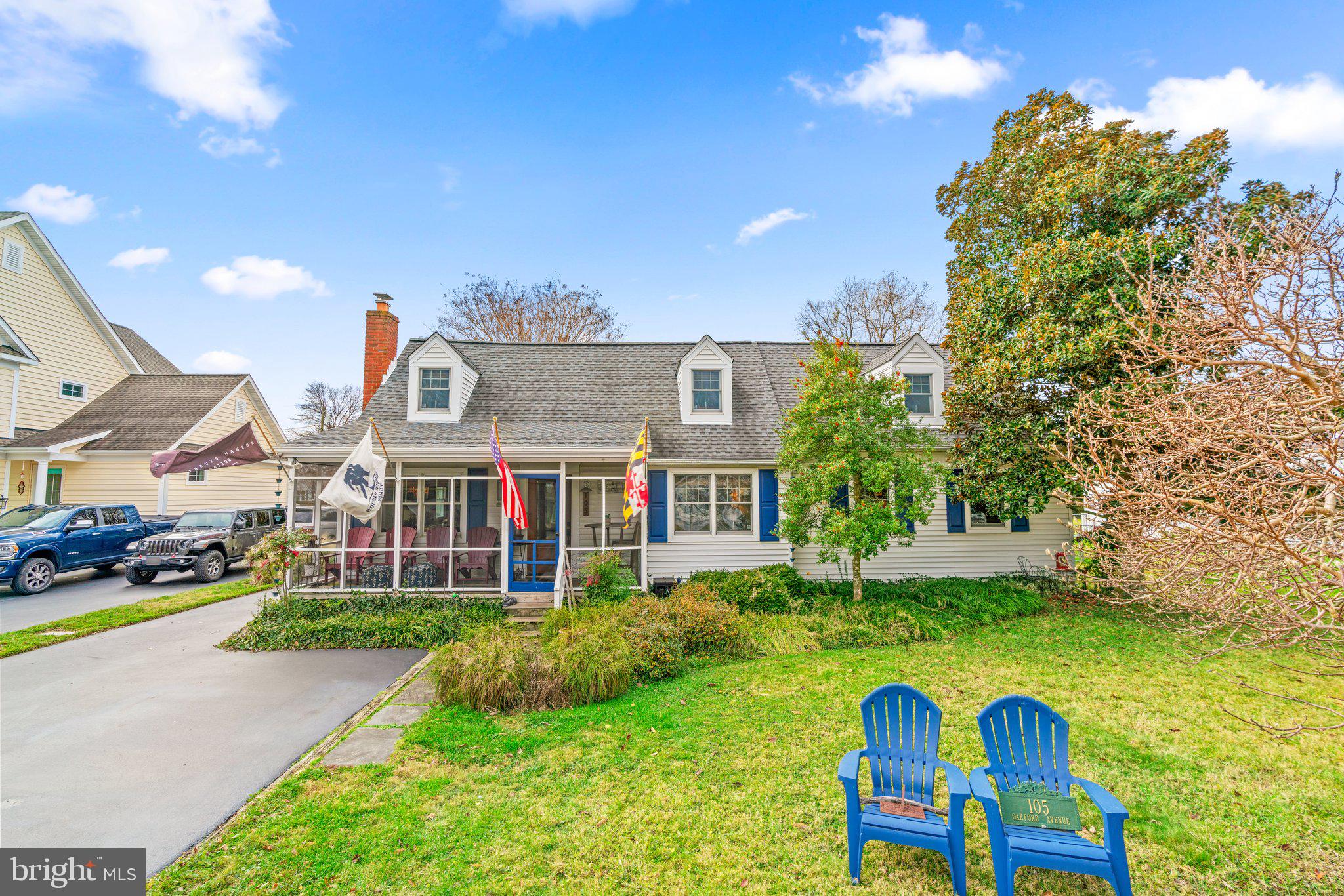 OPEN HOUSE SUNDAY JANUARY 14th From 1-3pm......
Nestled just feet away from the stunning views of the Chesapeake Bay, this charming 3-bedroom, 2-bathroom home in the heavily sought after community of Beverly Beach. Enjoy coastal paradise of the Chesapeake directly from your front porch. Inside this beautiful property, you'll be greeted by timeless oak hardwood floors throughout this oasis. The family room features a wall of built-in book shelving and a wood burning fireplace for those cool days, and there is another fireplace just off the dining room on the other side of the house.

This wonderful beachside property offers tons of gorgeous upgrades and touches both inside and outside. Inside you will notice crown molding in the living and dining rooms, granite countertops, freshly painted walls, Pella sliders in kitchen and family room with internal blinds, a new Culligan water treatment system, all ceilings have been freshly painted, sistering of every joist, complete wrap of crawl space, installed dehumidifiers (with a transferable warranty and free adjustments from JES), new faucets in kitchen, remodeled bathrooms, all new interior door handles, and walk-through owners suite closet. Outside you will also see that the roof has been replaced, front porch screening recently refreshed, Pella front entry door with Schlage Addison handle set, redone foundation, power-washed deck (last spring), new exterior lighting on front porch and back deck, driveway for up to 6 vehicles just paved and seal coated, new exterior shutters painted 3 years ago, and Roman shades throughout (installed in 2021). The fenced backyard with adjoining deck and slate patio are perfect for barbecues and relaxing evenings outside. As part of this welcoming community, you'll have access to a private beach on the Chesapeake Bay, a marina, a kayak launch, and a delightful tot lot for the little ones.  Walk to Beverly Triton Beach Park, a magnificent park with over 400 acres of  unparalleled Bay views, no admission fee, large stretch of sandy beaches, and multiple nature trails into the woods and surrounding ponds.  There is approximately 5 miles of hiking trails around the pond.  A nice place to walk, jog or even  take your dog for a walk there.  You can easily walk along the water's edge or swim.

Embrace the beachside lifestyle you've always dreamed of and make this coastal retreat your forever home!
