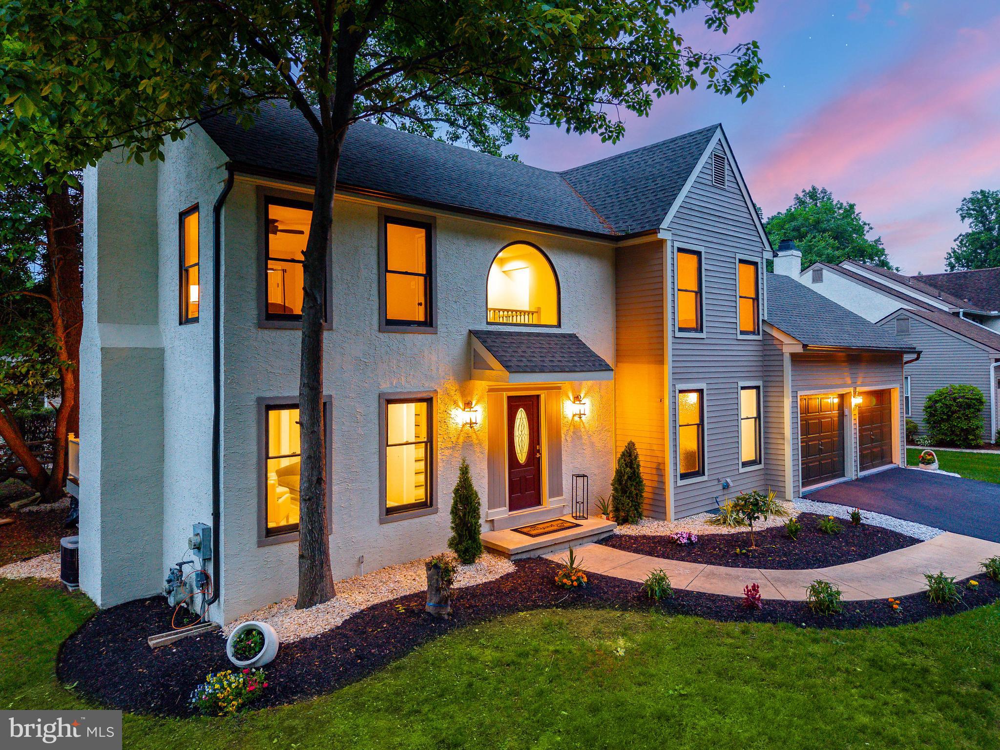 Welcome to 610 Convent #D, here is your opportunity to own a meticulously renovated, turnkey stunner just in time for indoor and outdoor summer entertaining. It is well positioned in a very quiet, upscale, and private community in Aston.  The 46 wooded acres of Red Hill Nature Preserve greets you at your front door, with natural wildlife, and serene walking trails. 

This 4 bedrooms / 2.5 baths home boasts 3162 square feet (2365 above grade, 700+ finished basement) of completely renovated living space, with a gorgeous 2-story foyer, a chef’s quality kitchen, a spa like master bathroom suite, new natural hardwood floors throughout, recessed lighting throughout, a completely finished basement, new roof, newly paved driveway and a brand new 300 square-foot low maintenance composite “Trex”deck. 

This updated open floor plan was completely redesigned for elegant entertaining, both inside and out. This home has two large fireplaces for cozy movie nights in the family room, or to add ambiance during formal affairs in the oversized living room. The chef’s quality kitchen has all modern conveniences - upscale “GE Profile” appliances, Quartz countertops, ceramic backsplash, new shaker-style cabinents, a breakfast nook for quick family meals, an island for casual chats with friends, and a coffee bar to start your mornings. 

For formal entertaining, this home also has a separate dining room that overlooks a huge deck, and a very private backyard with mature shade trees.

The master bedroom suite has large “his & hers” closets, bidet add-on toilet, and a luxury master bath with a 8’ walk in mega shower, boasting 3 water sources - a rainfall overhead, wall jets, and a handheld wand for a relaxing spa-like experience right in your own home. 

Strategically located in Delaware County minutes from Route 1, Route 452, and Interstate 95, you can get to Philadelphia International Airport, all major league sports stadiums, or Delaware for tax-free shopping, in about 20 minutes, and Widener and Neumann Universities in just a few short minutes.