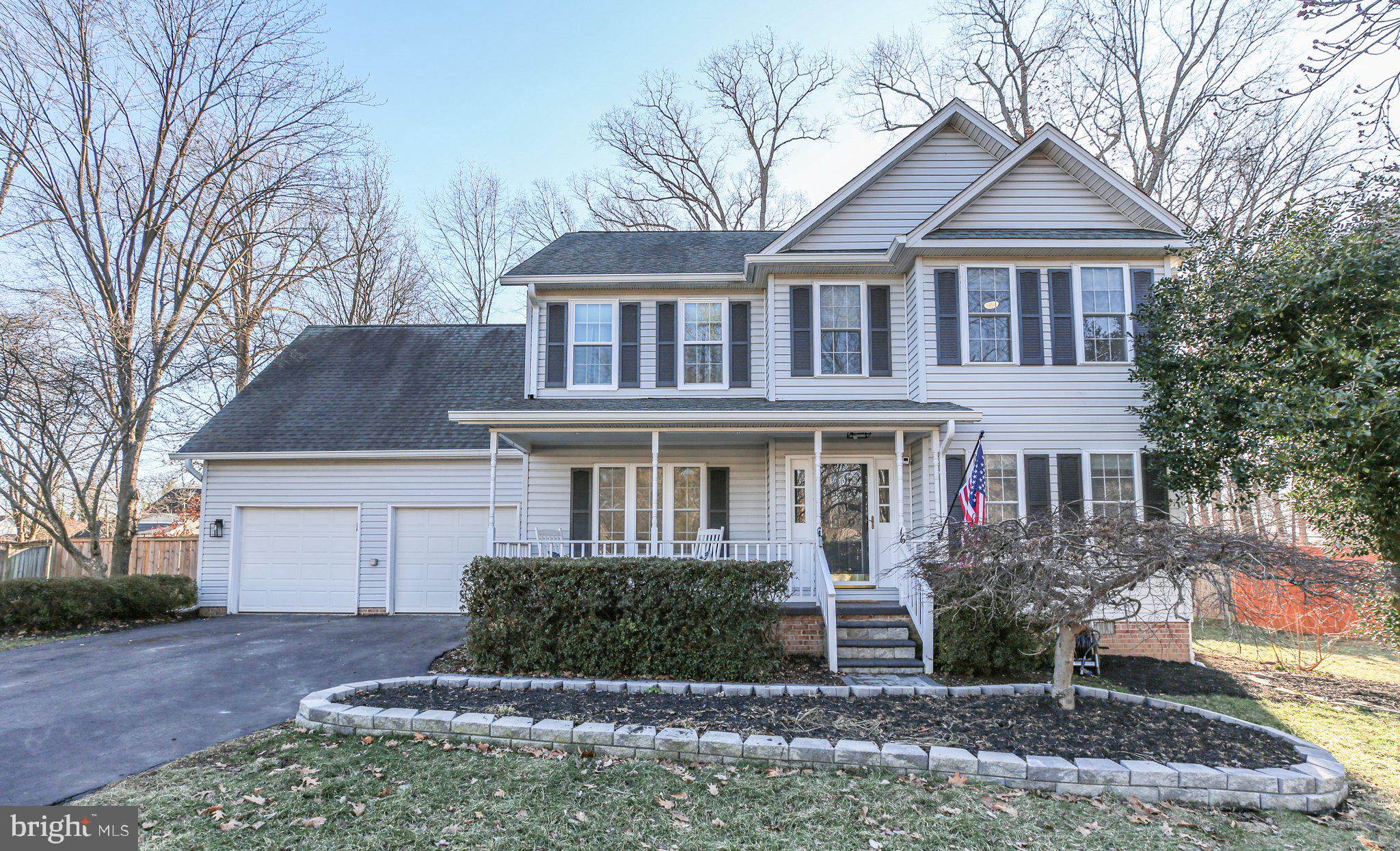 Gleaming with recent updates, colonial charm and incredible convenience, 16 Ridge Pointe Lane in Stafford County is a must-see, folks! This home rests in the timeless Ridge Pointe community in Stafford County, which has low HOA fees and a lovely community area at its entry. With this location, convenience abounds! The Leeland Road VRE station is less than 5 minutes north, the heart of Downtown Fredericksburg is within 5 minutes southwest and numerous grocery, dining and shopping options are within 5 minutes, too. Three I-95 exits (Route 17, Route 3 and Centreport Parkway) are within 10 minutes! Heading inside, note the new LVP flooring, lighting, stairwell and paint – what a fresh
ambiance! Core areas on the main level include a flex space that’s primed for an entertainment or office; bedroom/possible 2nd office; newly renovated half bath; living space with an updated fireplace with marble stone surround and a sleek wooden mantle; sunroom; and the updated kitchen. The kitchen includes refreshed cabinetry with under-cabinet lighting and hardware, a fresh stacked backsplash, updated sink and faucet, Dallas marble countertops, stainless steel appliances, a peninsula/breakfast bar and lovely window bench.  Off the kitchen you will find an incredible sunroom, also perfect for a dining room or lounging/entertaining area. Upstairs are the remaining three bedrooms and two full baths, flowing with the new LVP flooring. Note the beautiful touches throughout – fresh paint, updated doors on the linen closet and laundry room, newer hardware and more! The owner’s suite is massive with a fully-functioning wet bar with under cabinet lighting, two walk-in closets and an ensuite bath complete with a pocket-doored water closet, double vanity sink set-up, walk-in shower with two shower heads and fascinating marble accents, and a garden tub. Both of the two additional bedrooms upstairs have walk-in closets. This primary bathroom suite is truly spa-like! The final full bath upstairs has also been updated and includes a double sink and glass-enclosed shower. Systems-wise, the HVAC and hot water heater have been regularly maintained.  Zooming in on the .35-acre lot here, the front yard is tastefully landscaped with pops of evergreens, shrubs, a lamp post and a stately Japanese maple that turns a dreamy burgundy come fall time. There are flowerbeds along the side of the home, too. The driveway here was resealed two years ago and segues to the two-car garage, which includes built-in cabinetry and a work bench. The driveway is extra-long with enough space for extra parking and multiple cars. The back yard (accessible via handy gates!) is fully fenced and includes a deck, patio, sunroom space, firepit space, jacuzzi tub and oodles of room for all to play!This one has it all – visible enhancements, open spaces inside and out and seamless accessibility to so much in our region!