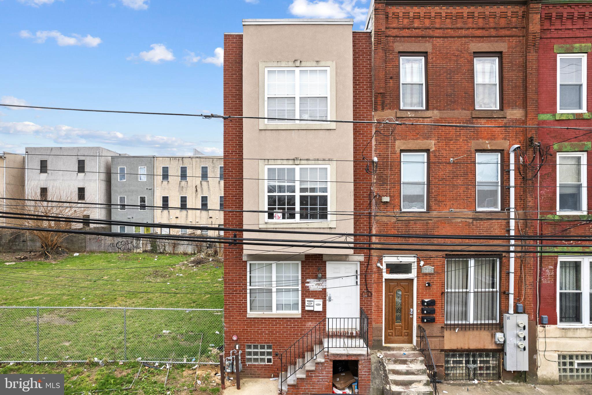Prime cash-flowing duplex investment opportunity near Temple University in rapidly developing Philadelphia. Located at 1716 W Norris St, this newer-construction duplex (built in 2009) features two spacious bi-level apartments with a highly desirable student rental layout. One unit offers 4 bedrooms and 2 full bathrooms and features a spacious open-concept first floor living and dining area ideal for shared living. The second unit includes 3 bedrooms and 2 full bathrooms, providing flexible rental appeal for both student groups and young professionals.

Each unit offers hardwood floors, central air and heat, in-unit washer and dryer, and excellent natural sunlight throughout. The apartments are in very good condition and designed for comfortable shared living, with large bedrooms and open common areas that appeal strongly to student tenants. Separate utilities for each unit help keep operating costs efficient for ownership.

The property is fully leased with long-term tenants, generating strong annual income and providing immediate cash flow from day one. With continued growth in the Temple rental market, investors have clear upside potential to increase rents over time as leases renew and adjust to market levels, creating a compelling value-add opportunity alongside stable existing income.

The location is ideal for tenants, just minutes from the main campus of Temple University and surrounded by popular campus nightlife, restaurants, and neighborhood amenities including Maxi's Pizza Subs & Bar, The Draught Horse, and Pub Webb. Tenants also enjoy convenient access to shopping, dining, and everyday essentials nearby.

Transportation throughout the city is simple with close proximity to the SEPTA Broad Street Line along with multiple bus routes connecting to Center City and surrounding neighborhoods.

The property is being offered individually or as part of a portfolio package with nearby properties at 1826 W Norris St and 1921 N Gratz St, providing investors the rare opportunity to acquire multiple income-producing properties within approximately two blocks of one another in the Temple University rental market.

Strong student rental demand, large bedroom count, modern construction, and immediate income make this a standout Temple-area investment opportunity.