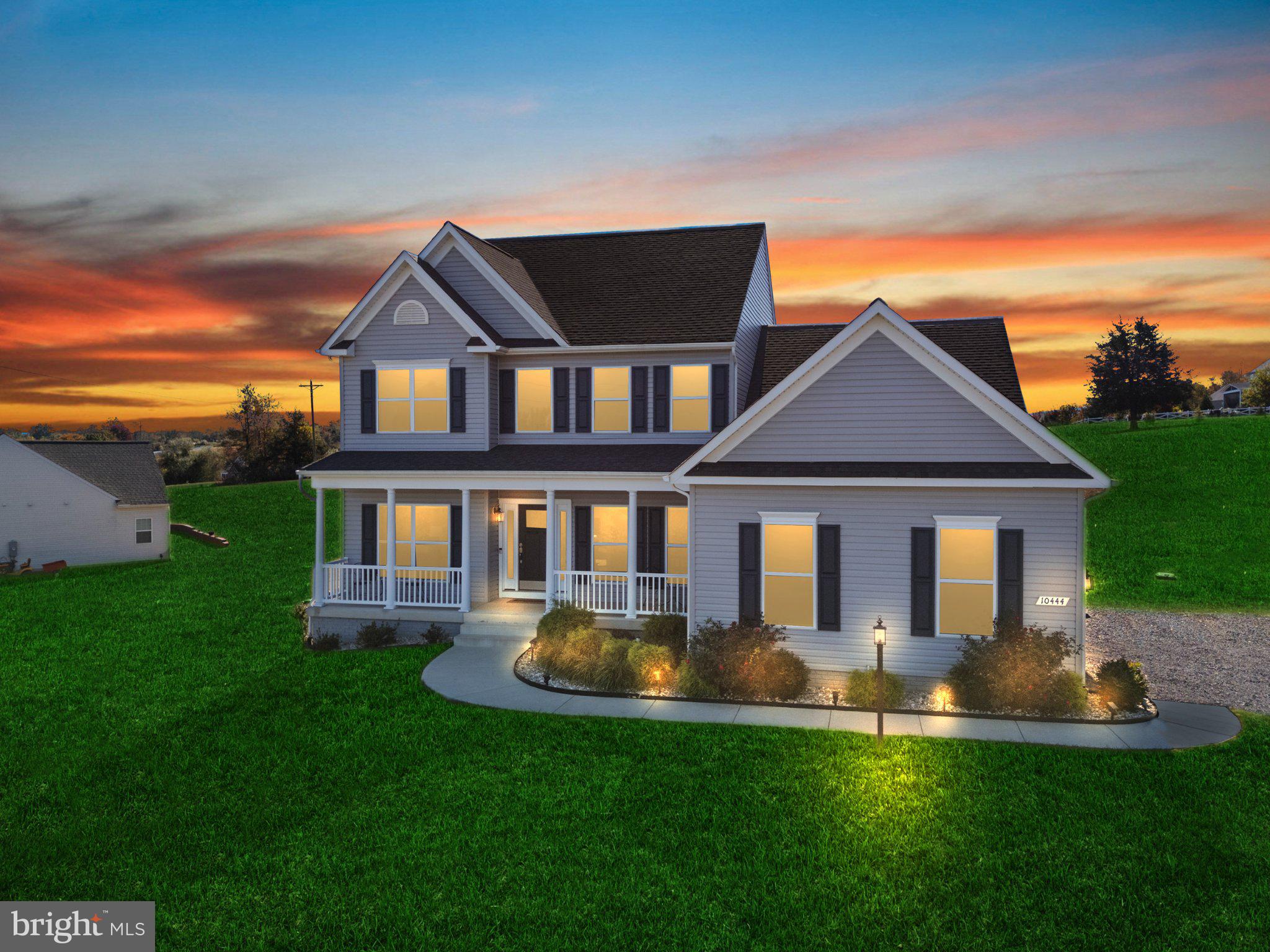 An incredible value!  Nestled in the serene community of Stone Ridge Estates, this charming Colonial-style home offers a perfect blend of modern comfort and timeless elegance. Built in 2022, this residence boasts a spacious layout with 4 bedrooms and 3.5 bathrooms, making it an ideal retreat for those seeking both space and style. Step inside to discover a warm and inviting interior featuring beautiful hardwood and ceramic tile flooring throughout. The open floor plan seamlessly connects the kitchen and family room, creating a perfect space for gatherings and everyday living. The kitchen is a chef's dream, equipped with stainless steel appliances, a gas range, and an island that invites casual dining. Enjoy your morning coffee in the breakfast area or entertain guests in the formal dining room adorned with crown moldings and chair railings. The primary suite is a true sanctuary, complete with a walk-in closet and a spa-like bathroom featuring a walk-in shower. Meander down to the full basement with a completed full bathroom.  This space is ready for your living expansion.  Outside, the property sits on a generous 2.04-acre lot, featuring a cleared front and rear yard, perfect for outdoor activities or gardening. The side-entry attached garage provides convenient access, while the outbuilding offers extra storage for tools or toys. Enjoy evenings on the inviting porch, where you can unwind and take in the peaceful surroundings. Stone Ridge Estates is not just a place to live; it's a community that fosters connection and easy commuting convenience. Although you live in a community that fosters connection, there's NO HOA.  Residents benefit from nearby parks, perfect for leisurely strolls or picnics, that enhance the neighborhood's appeal.  This home is more than just a property; it's a place where memories are made, and a community where you can truly feel at home. Experience the perfect blend of comfort, style, and community in this delightful residence.