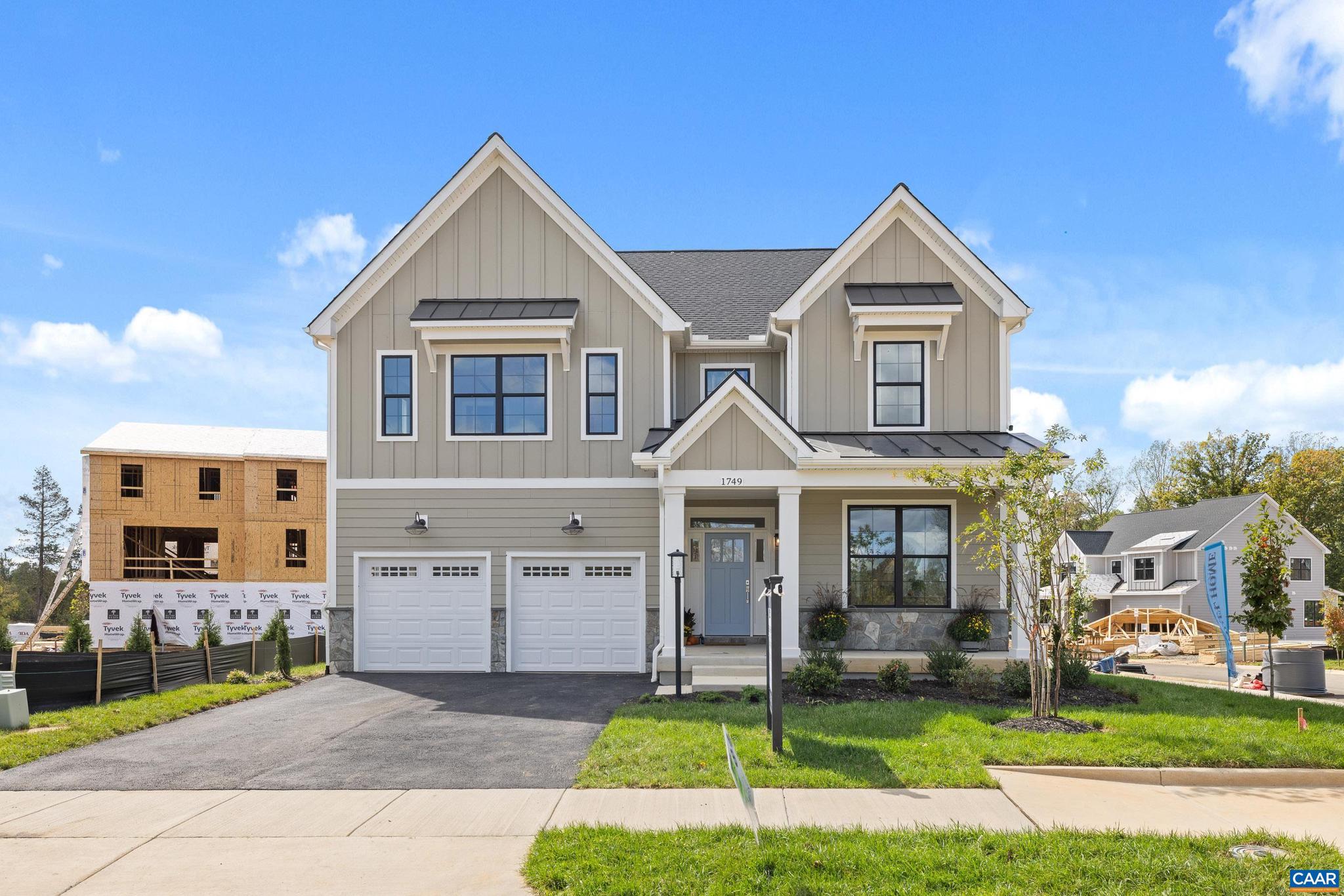 To be built. The Madison single-family design is a sizeable home featuring 4-5 bedrooms, 3.5-5.5 baths, a large primary bedroom suite, jack and jill bath, and a covered front porch. The thoughtfully designed kitchen features granite countertops with a large island, maple cabinetry, oversized windows, and stainless steel appliances. The Addison also offers additional choices including a morning room extension, main level home office, a covered or screened rear deck/patio, and multiple exterior options. *Basement options available for extra storage and living space. Lot premiums may apply. Personalize your home in our 3,000 sq ft professionally staffed Design Center. Pearl Certified. Similar photos.,Granite Counter,Maple Cabinets