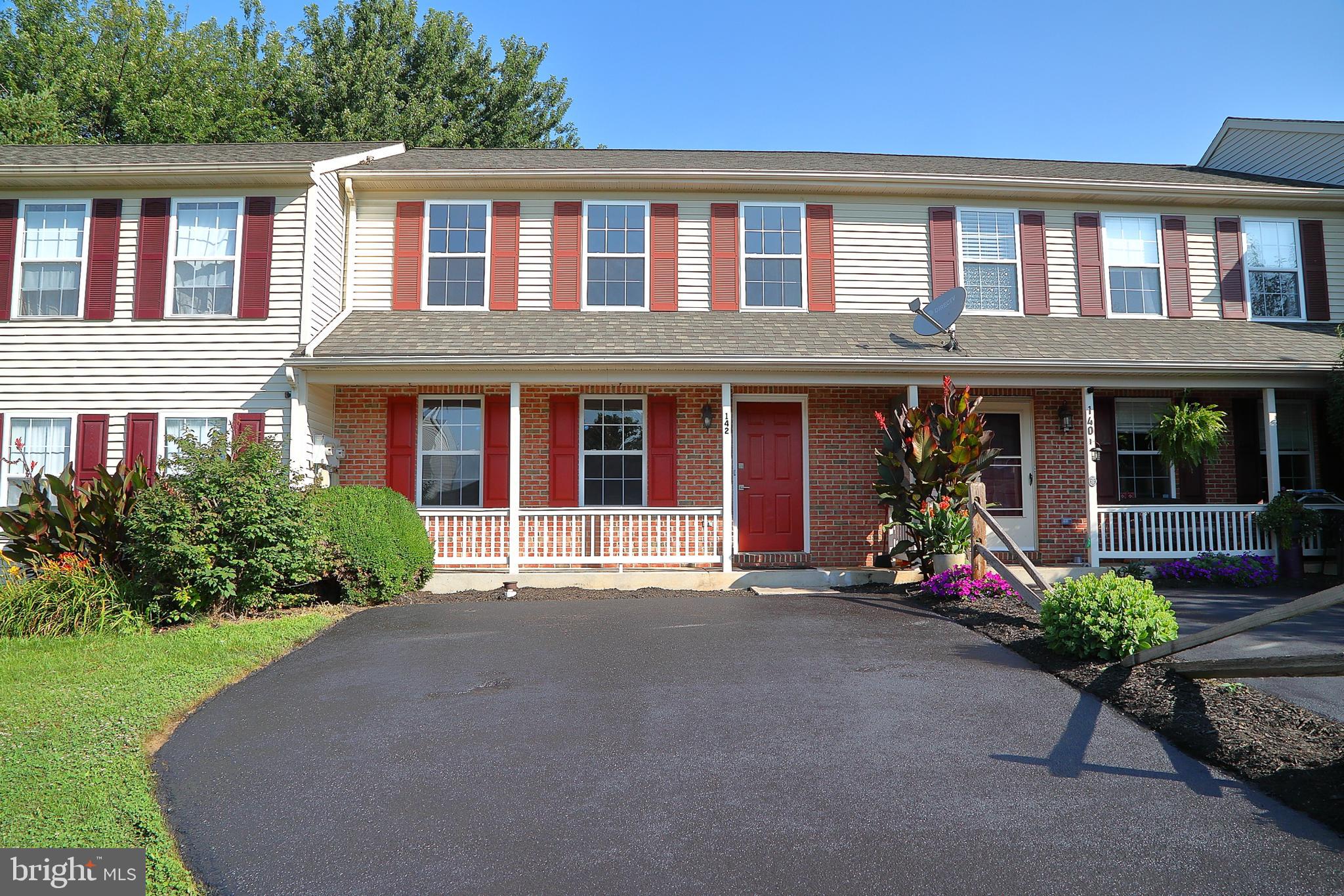 Totally renovated townhome like brand new! You' ll appreciate the LVP flooring on the entire first floor with new carpet on the second floor. The house has been tastefully painted throughout. a roomy kitchen area with a new stove, plus a refrigerator and dishwasher. Upstairs are three bedrooms and a large bathroom. In the lower level there is a partially finished area ready for your creativity, in addition to a laundry area with a water softner. One nice feature is the economical natural gas furnace and water heater. There is a covered front porch,  a concrete patio overlooking the yard with a kids play area just steps away and a handy shed. Just move in and enjoy life inside and out. You will want to call this one "home"