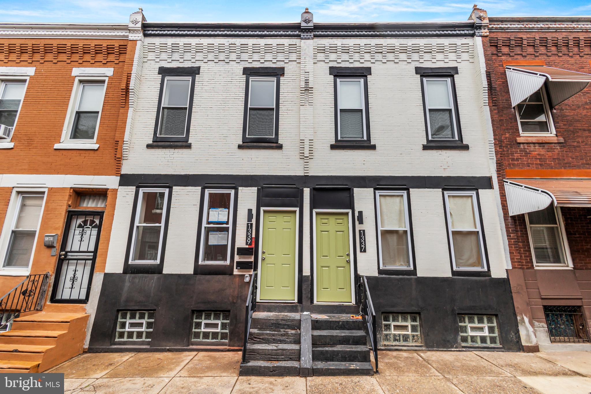 Welcome to 1339 W Rush Street, a fully renovated duplex offering modern living and strong rental potential in the heart of North Philadelphia. This beautifully updated property features two distinct units perfect for investors, owner-occupants, or multi-generational living.

The first-floor unit includes a bright and spacious 1 bedroom / 1 bath layout with an open concept living area, luxury vinyl plank flooring, and a sleek new kitchen with stainless steel appliances, quartz countertops, and custom cabinetry.

Upstairs, the second-floor unit offers 2 bedrooms / 1 bath, showcasing the same high-end finishes, a high-end living space, and modern design touches throughout. Each unit has been fully renovated top to bottom new electric, plumbing, HVAC, windows, kitchens, and baths making this a truly turn-key investment.

Outside, enjoy a low-maintenance rear yard and a quiet residential block with easy access to major highways, public transportation, Temple Hospital, and Center City.

Whether you’re seeking steady cash flow or looking to live in one unit while renting the other, 1339 W Rush St delivers the perfect blend of style, function, and opportunity!