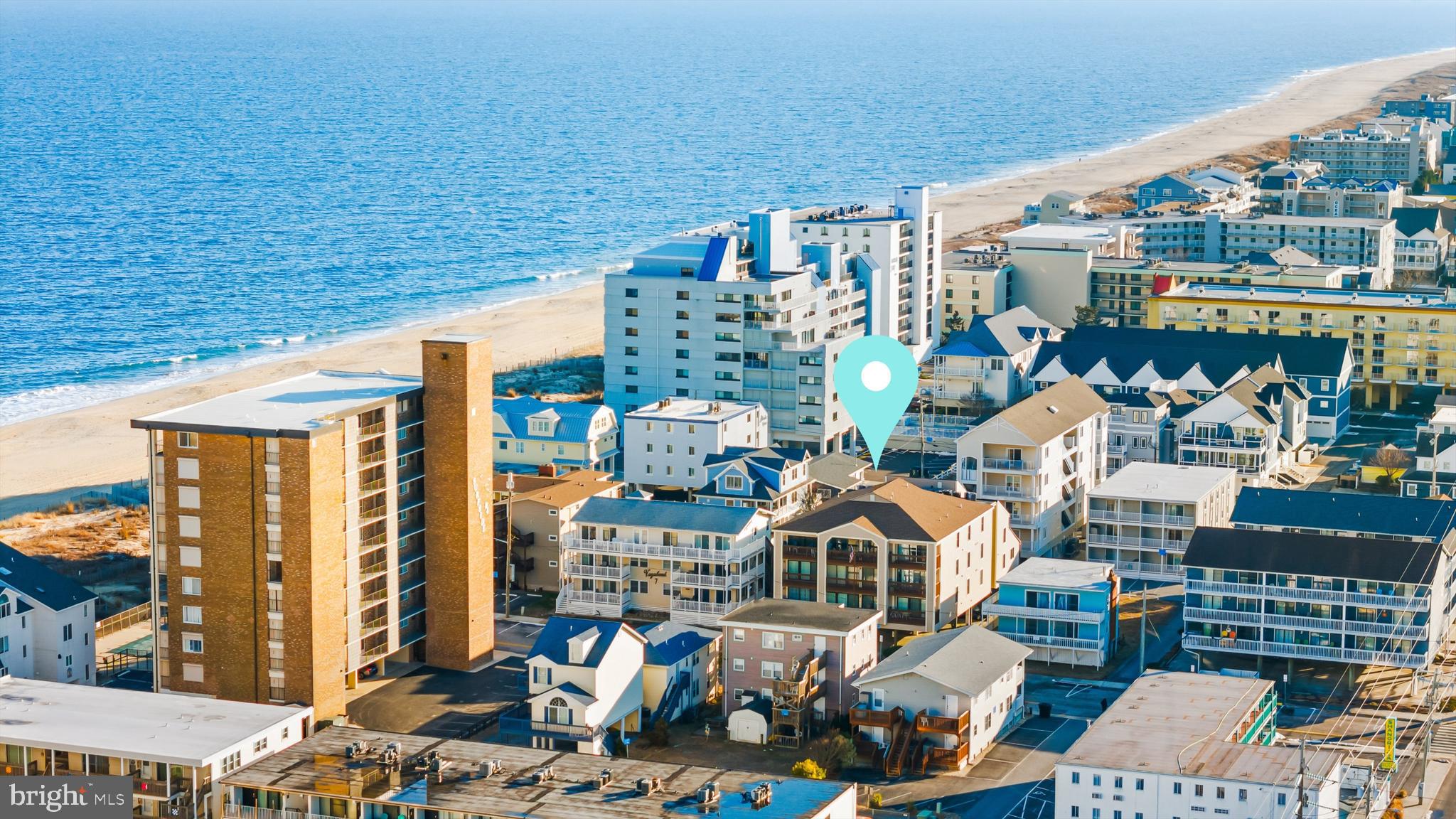 Welcome to your dream beach retreat, located midtown on charming 84th Street. This stunning property offers ocean and bay views. Step inside and be amazed by the upgraded kitchen featuring luxurious granite countertops, perfect for preparing meals for family and friends. The open floor plan is great for entertaining. The windows throughout the home let in an abundance of natural light, creating a bright and airy atmosphere. The large bedrooms provide ample space for relaxation, with plenty of storage to keep your belongings organized and clutter-free. You will have peace of mind knowing the HVAC was recently replaced with a 10-year warranty and the building's roof is only a few years old. With under building parking and 2 spots, you'll never have to worry about finding a spot for your car.  Located just steps from the ocean, you can enjoy easy access to the beach and all the seaside activities that Ocean City has to offer.  Don't forget about the spacious storage room, perfect for storing all your beach essentials. This property truly has it all - from the stunning ocean views to the high-end finishes, this is beach living at its finest. Don't miss out on this opportunity to own your own piece of paradise in