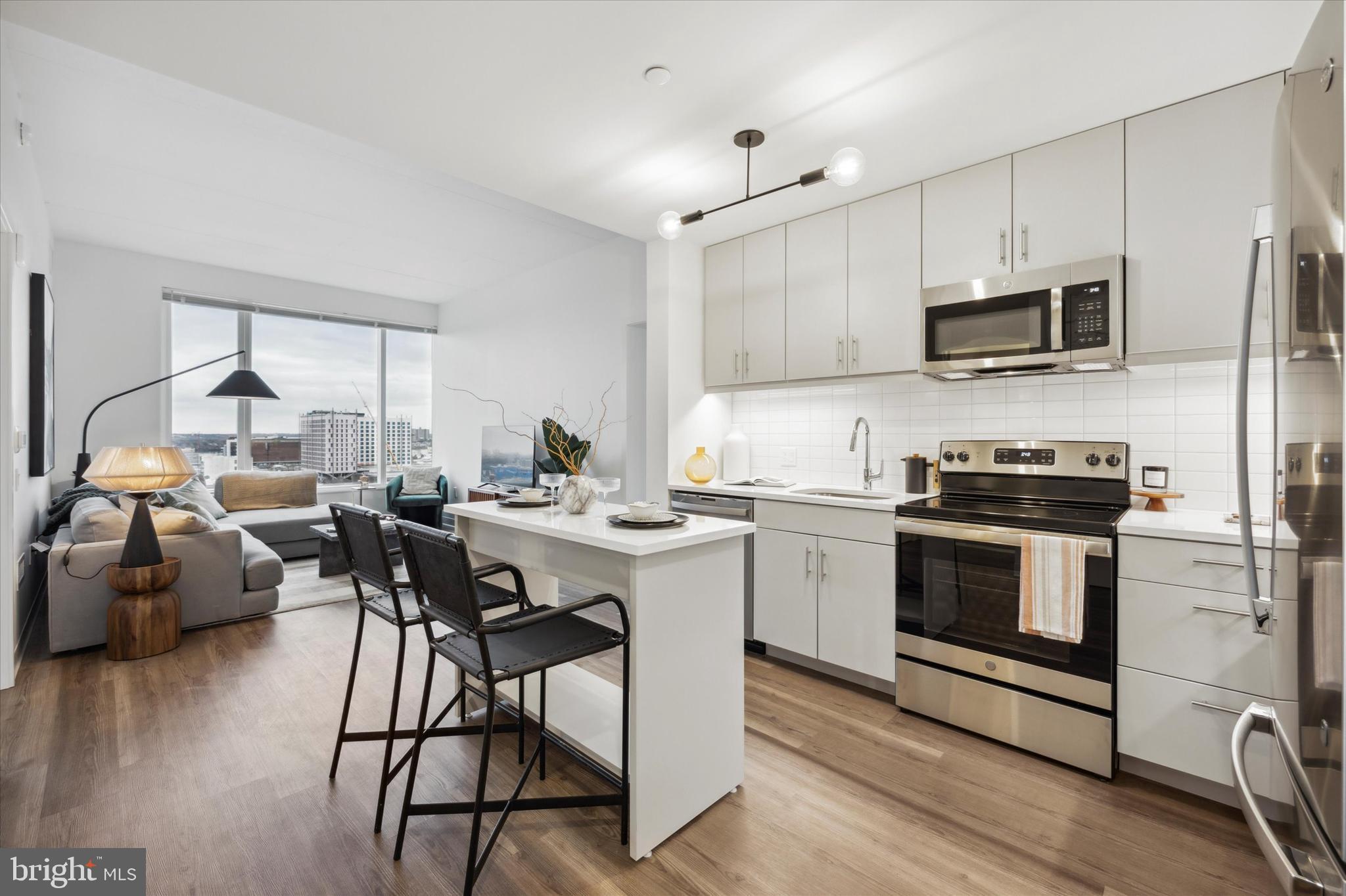 Now offering 2 months free on a 15+ month lease a 3rd month free if you apply within 48 hours of your initial tour!! Marketed rent includes 3 months free on a 15 month lease - base rent is $3500.00.

Welcome home to The Carson, Northern Liberties newest luxury apartment building offering a range of brand-new studio, one-bedroom, and two-bedroom apartment homes, each with a variety of layout options to choose from. The apartments are designed to let in an abundance of natural light, thanks to tall windows that flood the space with sunlight.

Inside, modern, open floorplan concepts are enhanced by upscale appliances, finishes, and wood plank flooring throughout, creating a warm and welcoming atmosphere. The kitchens have Stainless steel appliances and quartz countertops with soft close cabinetryIn addition, with twelve stories and two roof decks, residents at The Carson will enjoy stellar, breathtaking views of all of Philadelphia and the Delaware River. Some amenities include ONSITE PARKING (for additional fee) a fitness center, rooftop pool, large dog park, grilling stations and outdoor TVs, gaming and work lounging areas, 24 hour concierge and so much more.