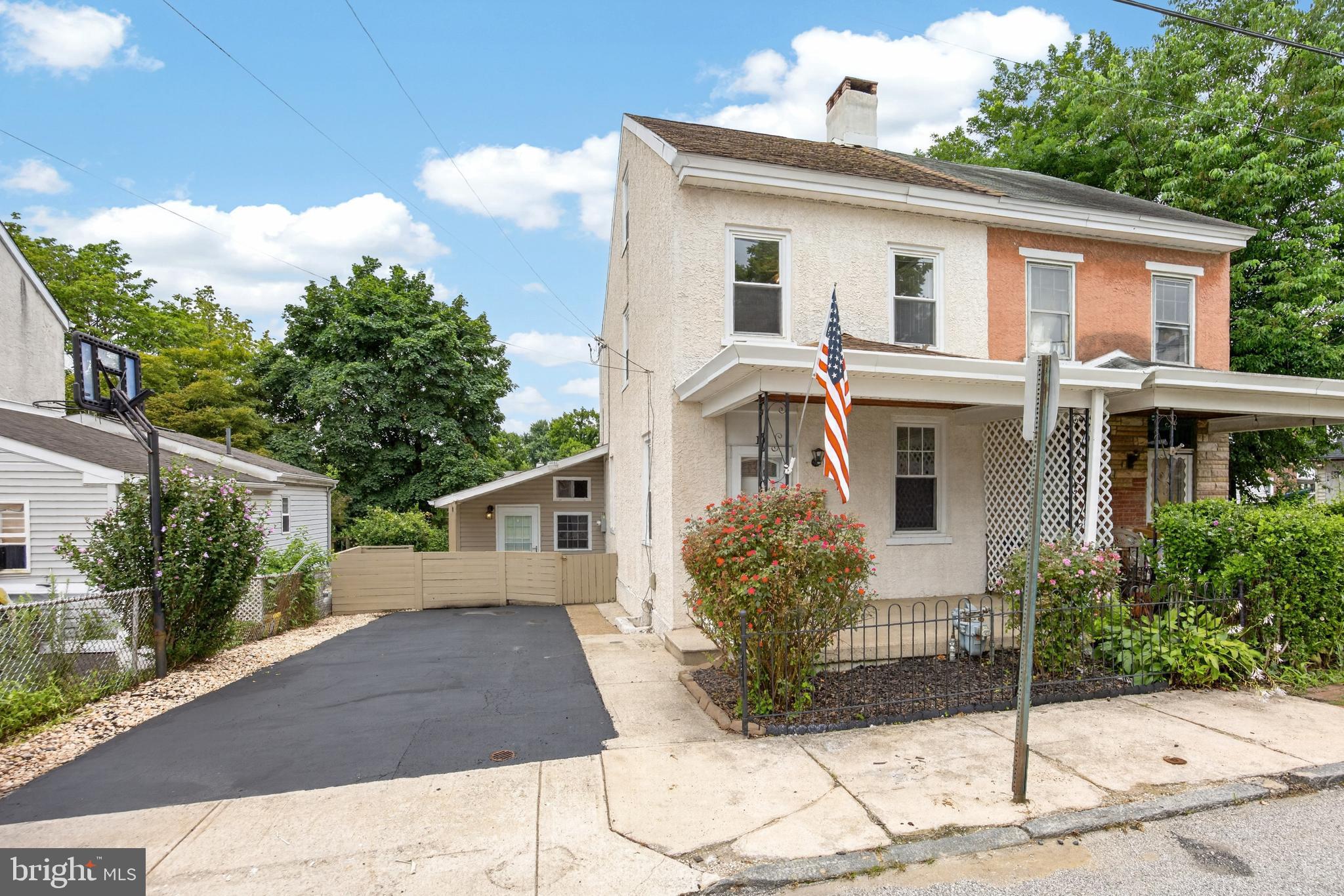 Welcome to 10 5th Street! This well-maintained, move-in ready home offers 4 bedrooms and 2 full bathrooms with fresh paint throughout and newly shampooed carpets. The spacious primary bedroom is conveniently located on the main level, along with a full bathroom and first-floor laundry. Upstairs, you'll find three additional bedrooms with ample closet space and a second full bathroom. Both bathrooms have been tastefully renovated. The unfinished basement provides plenty of room for storage. Step outside to the deck overlooking the fully fenced backyard, complete with a storage shed that has electric—perfect for outdoor enjoyment. Some other updates in the house. Upgraded 200-amp service and line. Plus, the kitchen has been updated. All within the last 24 months.
 A private driveway adds to the home's convenience. Don't miss your opportunity to make this wonderful home your own!