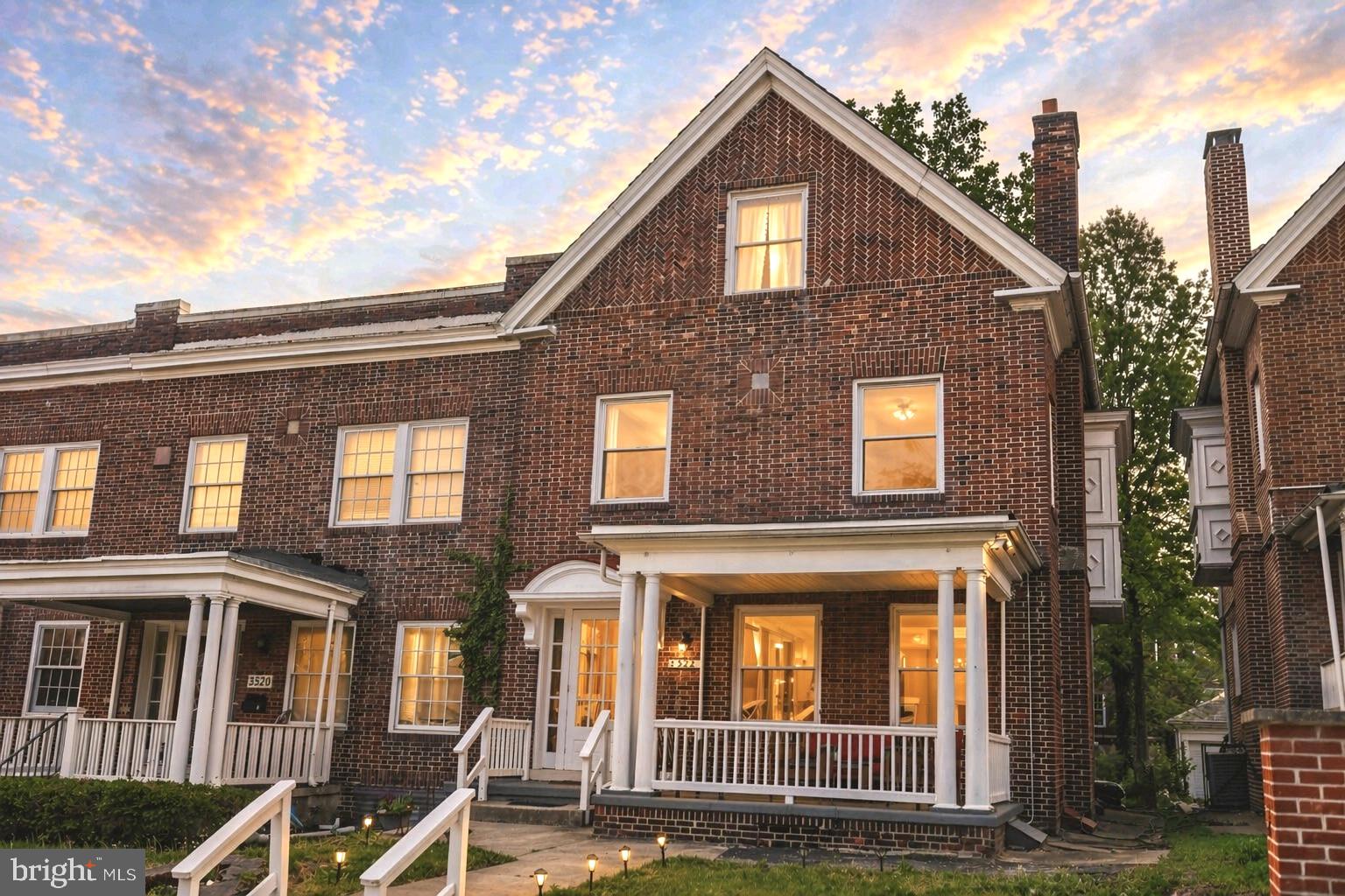 Welcome to 3522 Greenmount Ave!
This beautifully restored 1919 brick end-unit townhouse, part of the beautiful Guilford community, is filled with natural light and generously sized rooms. Original architectural details have been thoughtfully preserved, including stunning parquet and inlaid floors and elegant arched entryways.

The current owners have meticulously renovated every inch of the home, with special attention given to the kitchen—featuring new countertops, a stylish tile backsplash, and open shelving that blends function with modern design. For added peace of mind, the HVAC system was just replaced this month, offering comfort and efficiency year-round.

This spacious home features six light-filled bedrooms, offering flexibility for a variety of living arrangements. The third floor is ideally suited for hosting guests or creating a private suite for an in-law.
Parking for two cars in the back, makes for great city living!

Enjoy a prime location within walking distance to Sherwood Gardens, the Waverly Farmers Market, Johns Hopkins University, and the Baltimore Museum of Art—bringing together nature, culture, and community right outside your door.